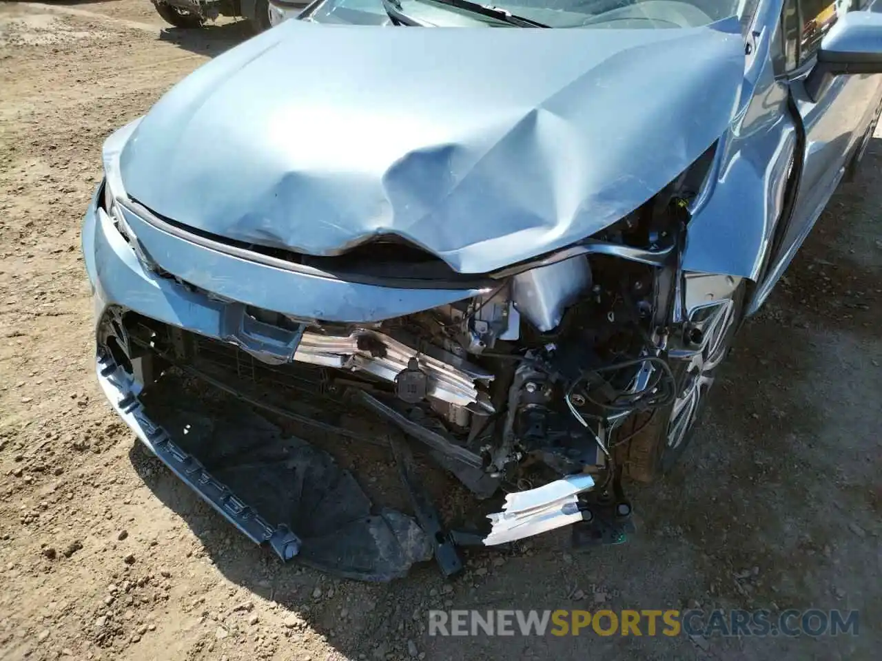 9 Photograph of a damaged car JTDEAMDE4MJ027587 TOYOTA COROLLA 2021