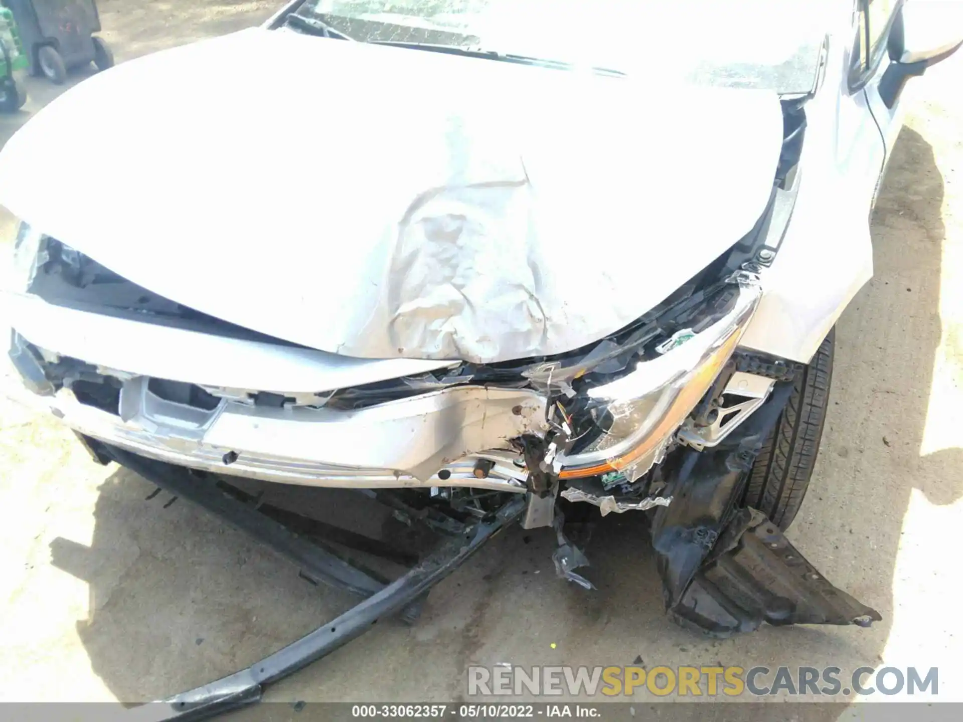 6 Photograph of a damaged car JTDEAMDE4MJ028240 TOYOTA COROLLA 2021