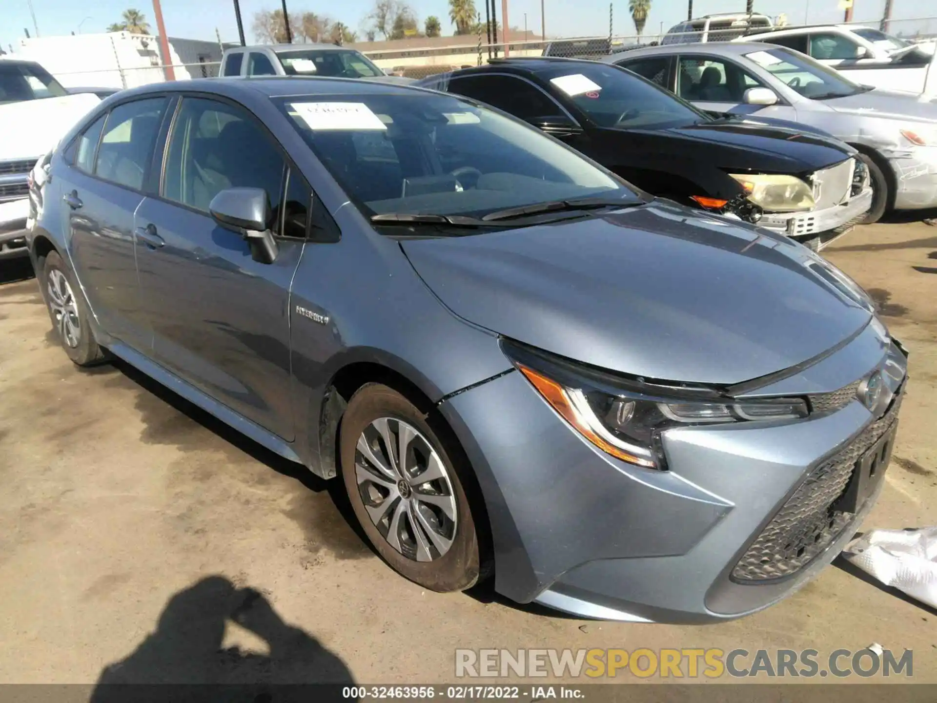 1 Photograph of a damaged car JTDEAMDE4MJ028870 TOYOTA COROLLA 2021