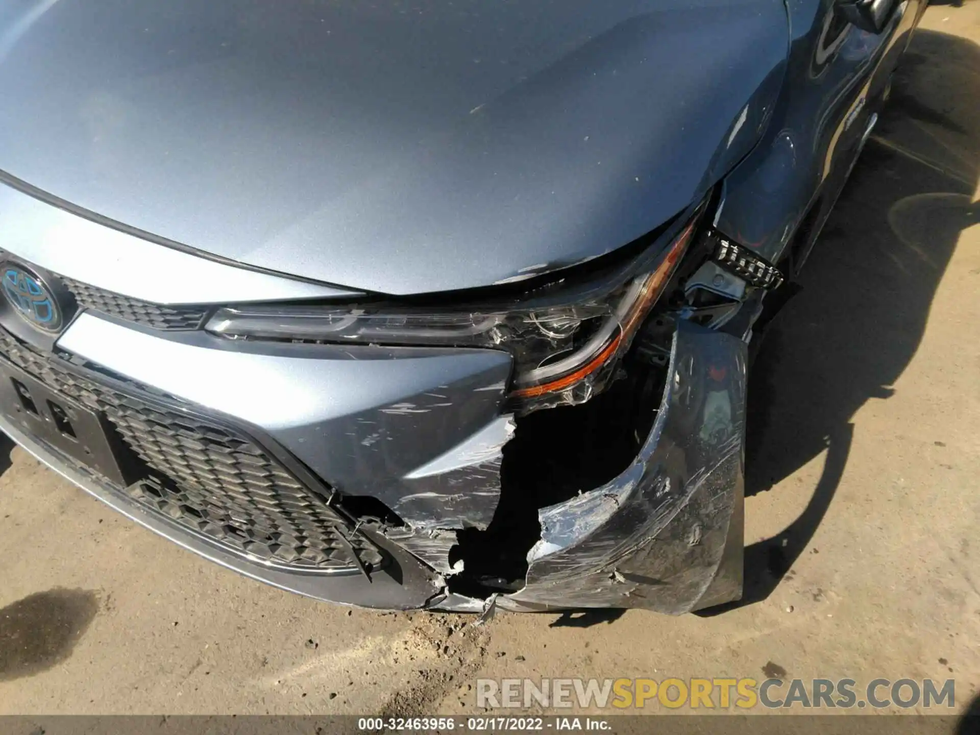 6 Photograph of a damaged car JTDEAMDE4MJ028870 TOYOTA COROLLA 2021