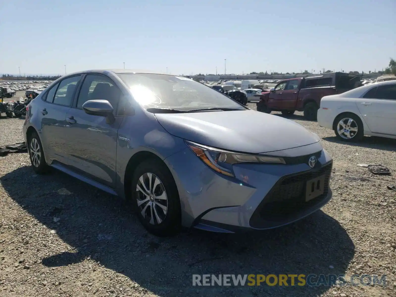 1 Photograph of a damaged car JTDEAMDE4MJ029209 TOYOTA COROLLA 2021