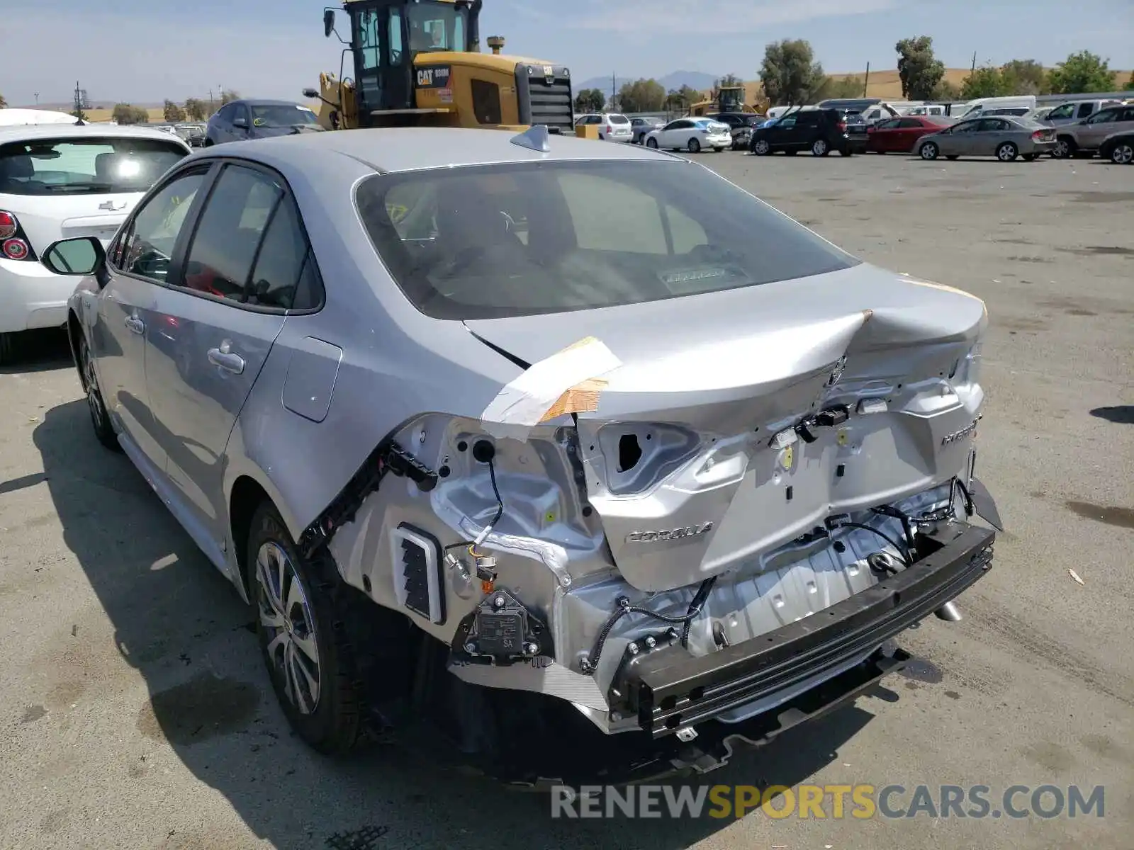 3 Photograph of a damaged car JTDEAMDE4MJ030571 TOYOTA COROLLA 2021