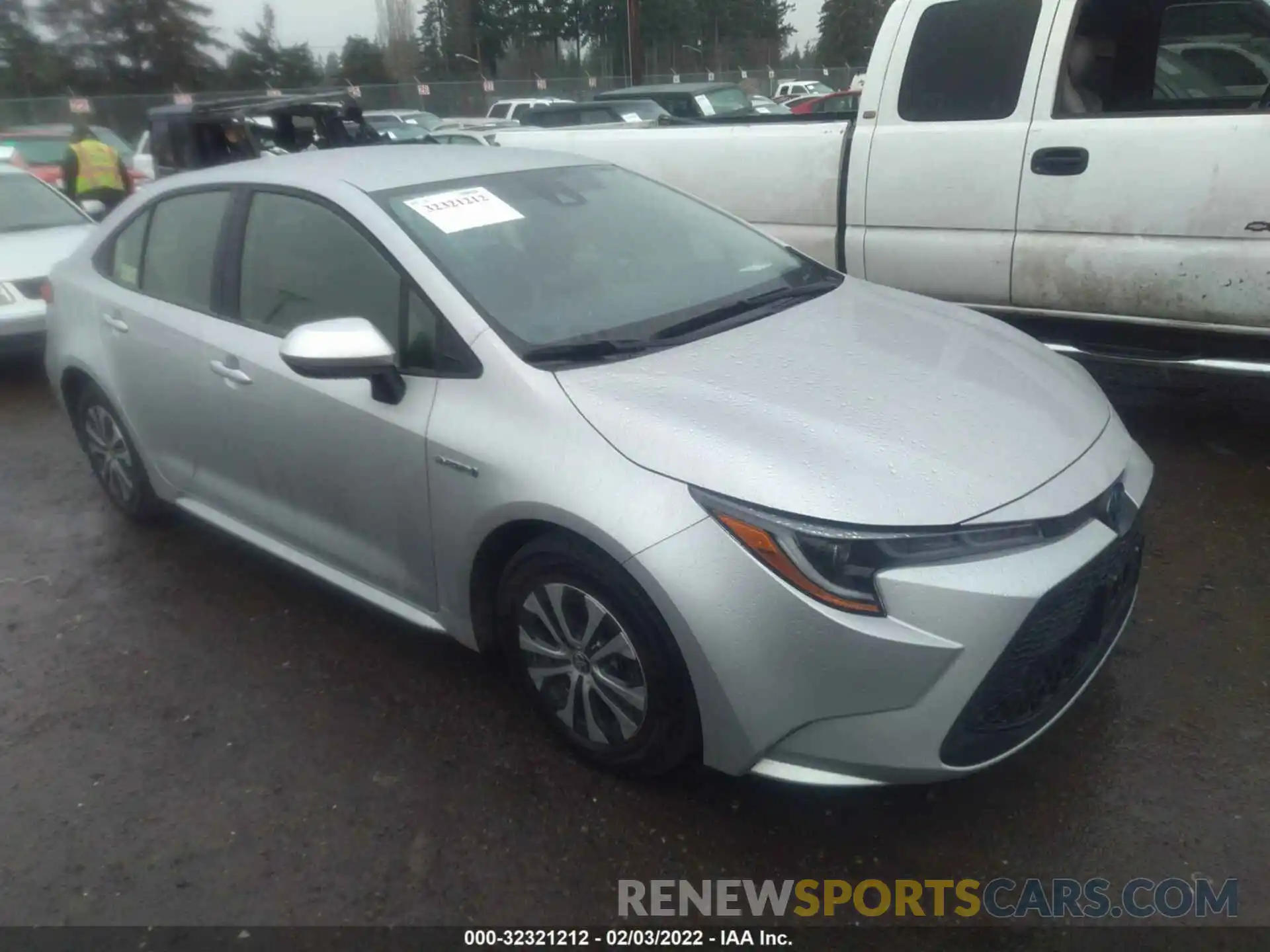 1 Photograph of a damaged car JTDEAMDE4MJ031042 TOYOTA COROLLA 2021