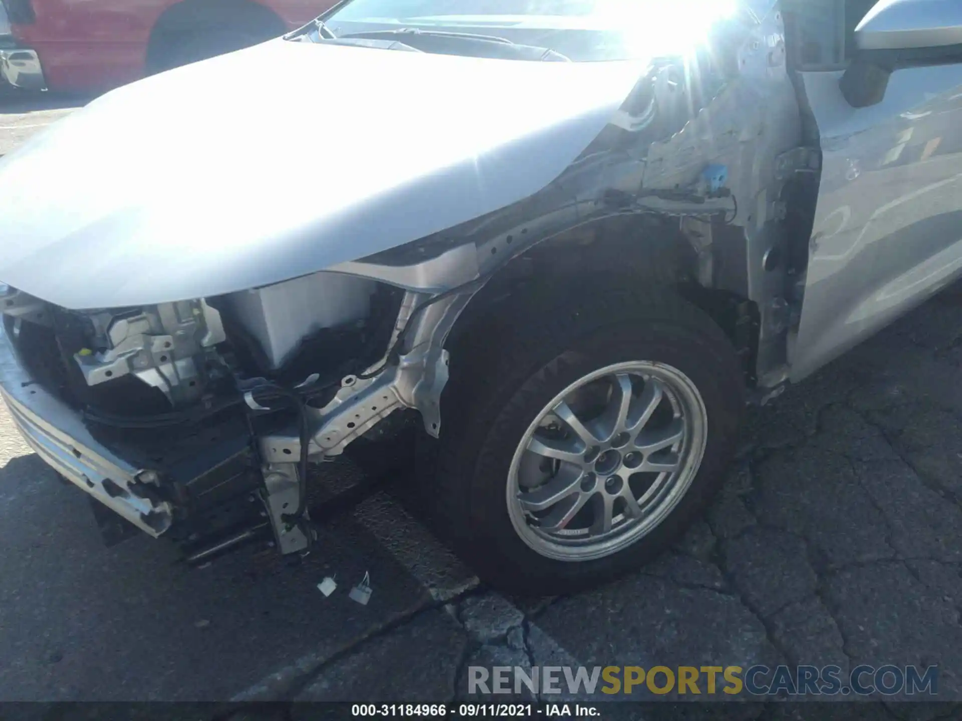 6 Photograph of a damaged car JTDEAMDE4MJ031235 TOYOTA COROLLA 2021