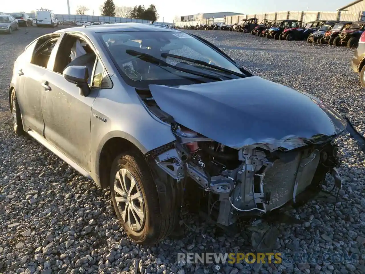 1 Photograph of a damaged car JTDEAMDE4MJ032546 TOYOTA COROLLA 2021