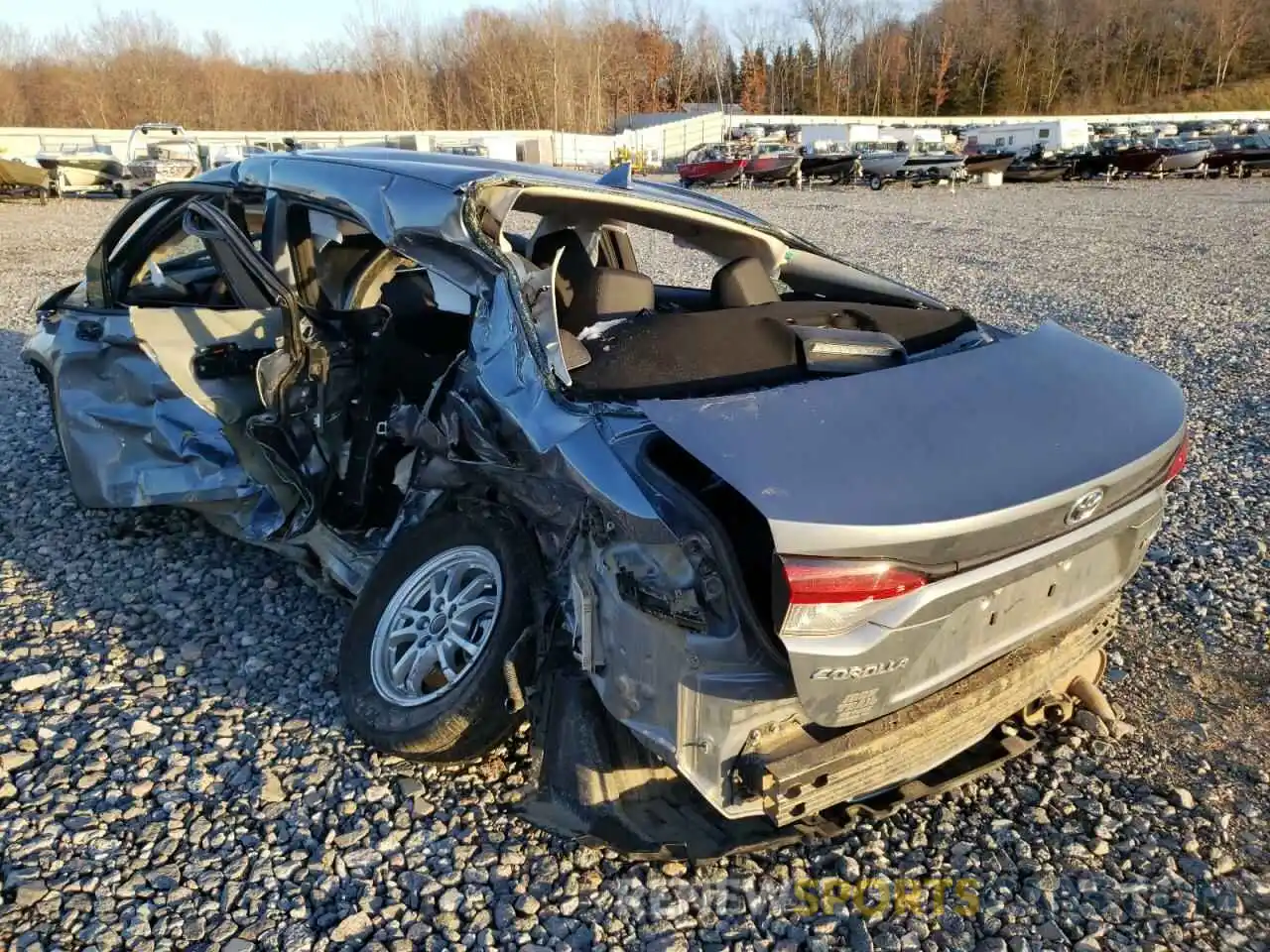 3 Photograph of a damaged car JTDEAMDE4MJ032546 TOYOTA COROLLA 2021