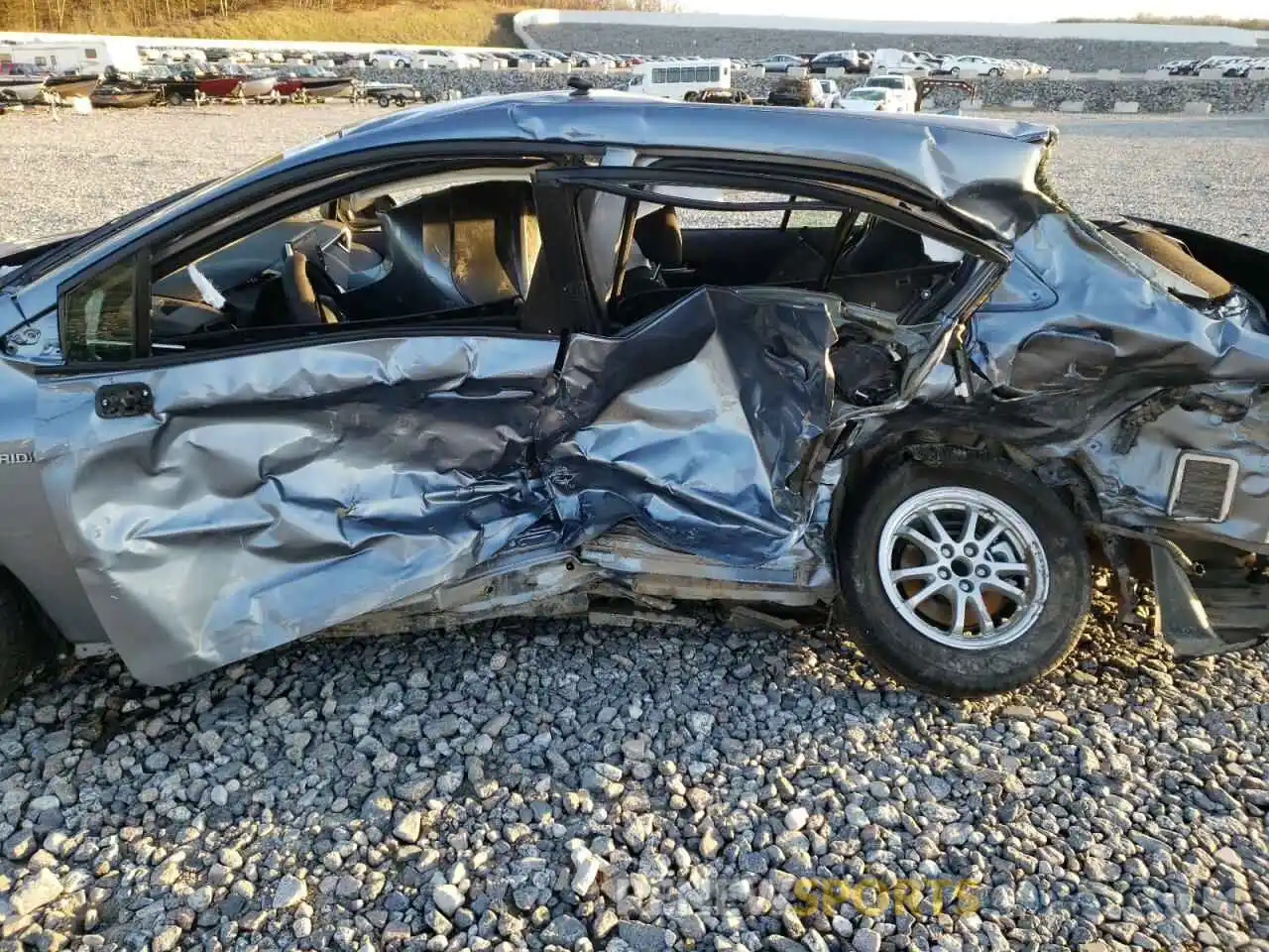 9 Photograph of a damaged car JTDEAMDE4MJ032546 TOYOTA COROLLA 2021