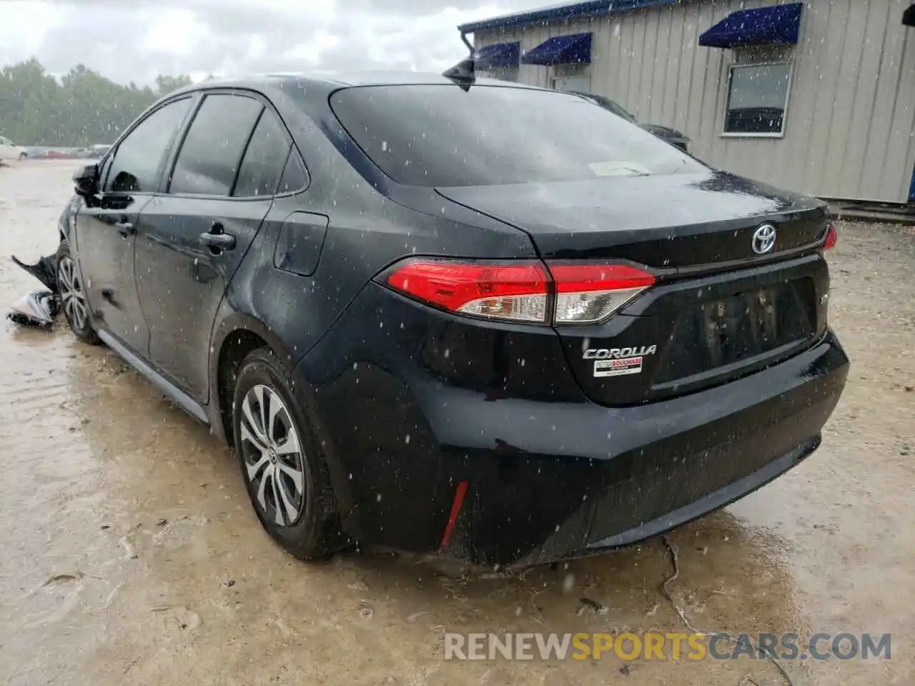 3 Photograph of a damaged car JTDEAMDE4MJ033955 TOYOTA COROLLA 2021