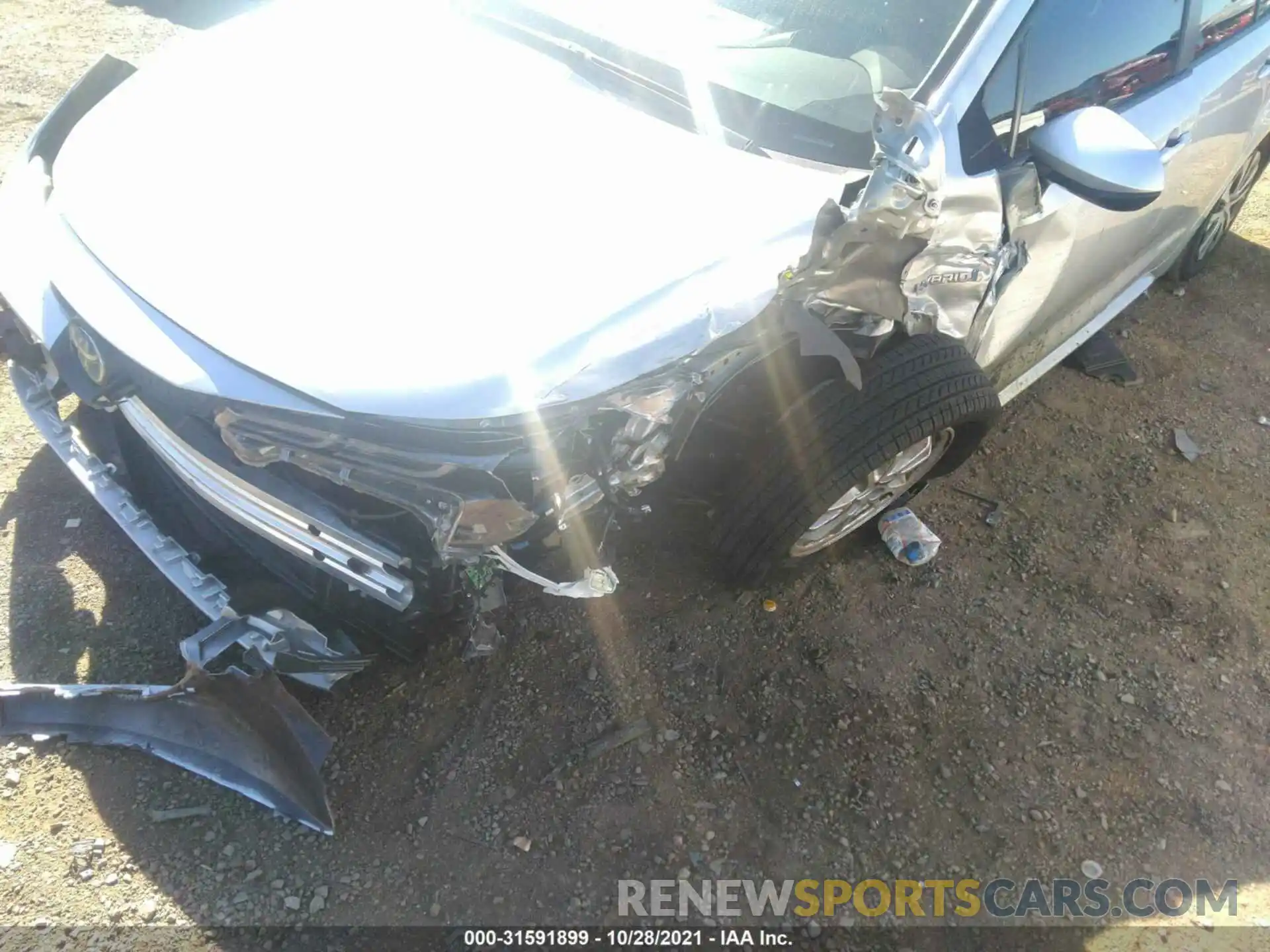 6 Photograph of a damaged car JTDEAMDE5MJ000513 TOYOTA COROLLA 2021