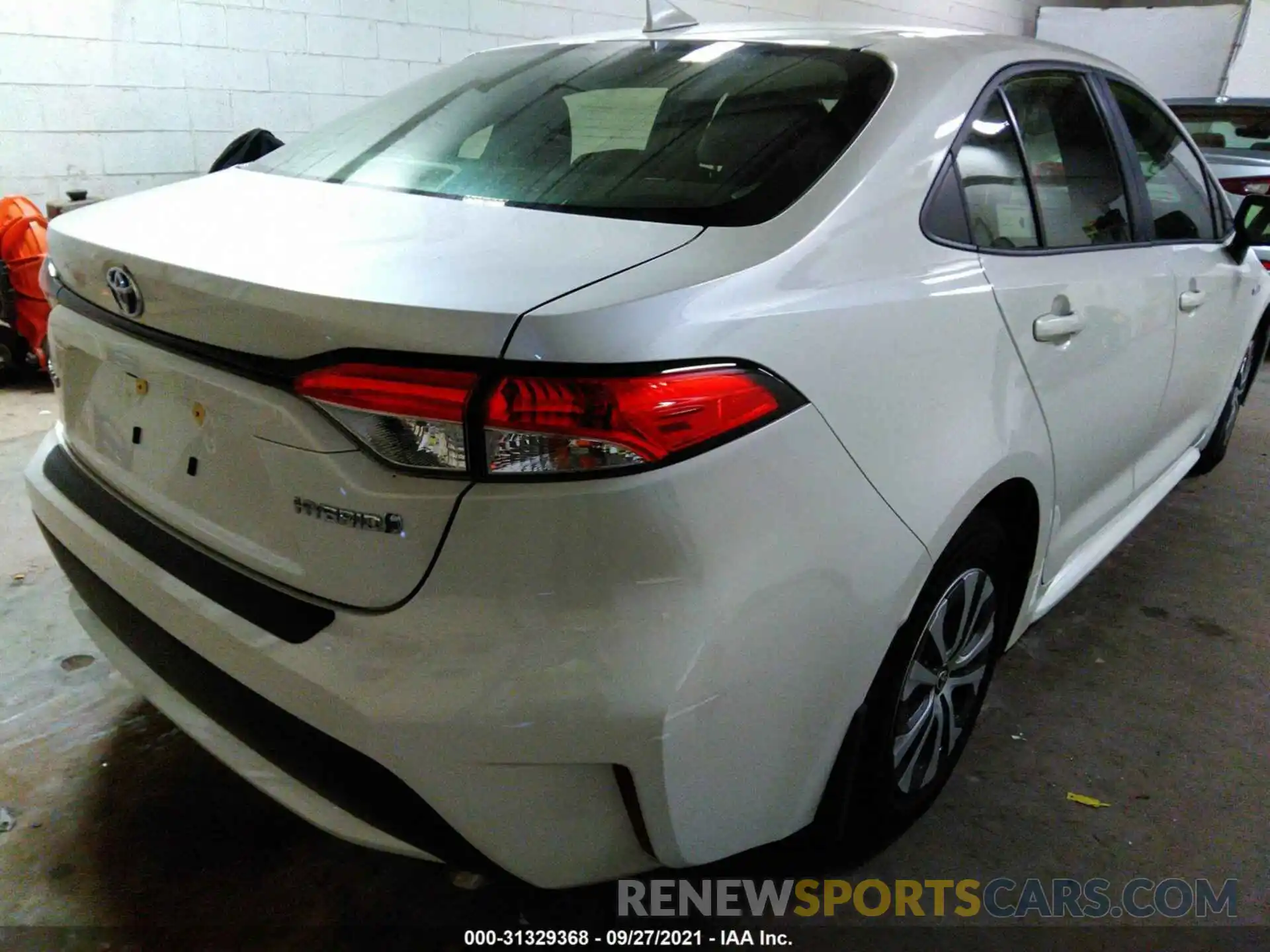 6 Photograph of a damaged car JTDEAMDE5MJ001175 TOYOTA COROLLA 2021