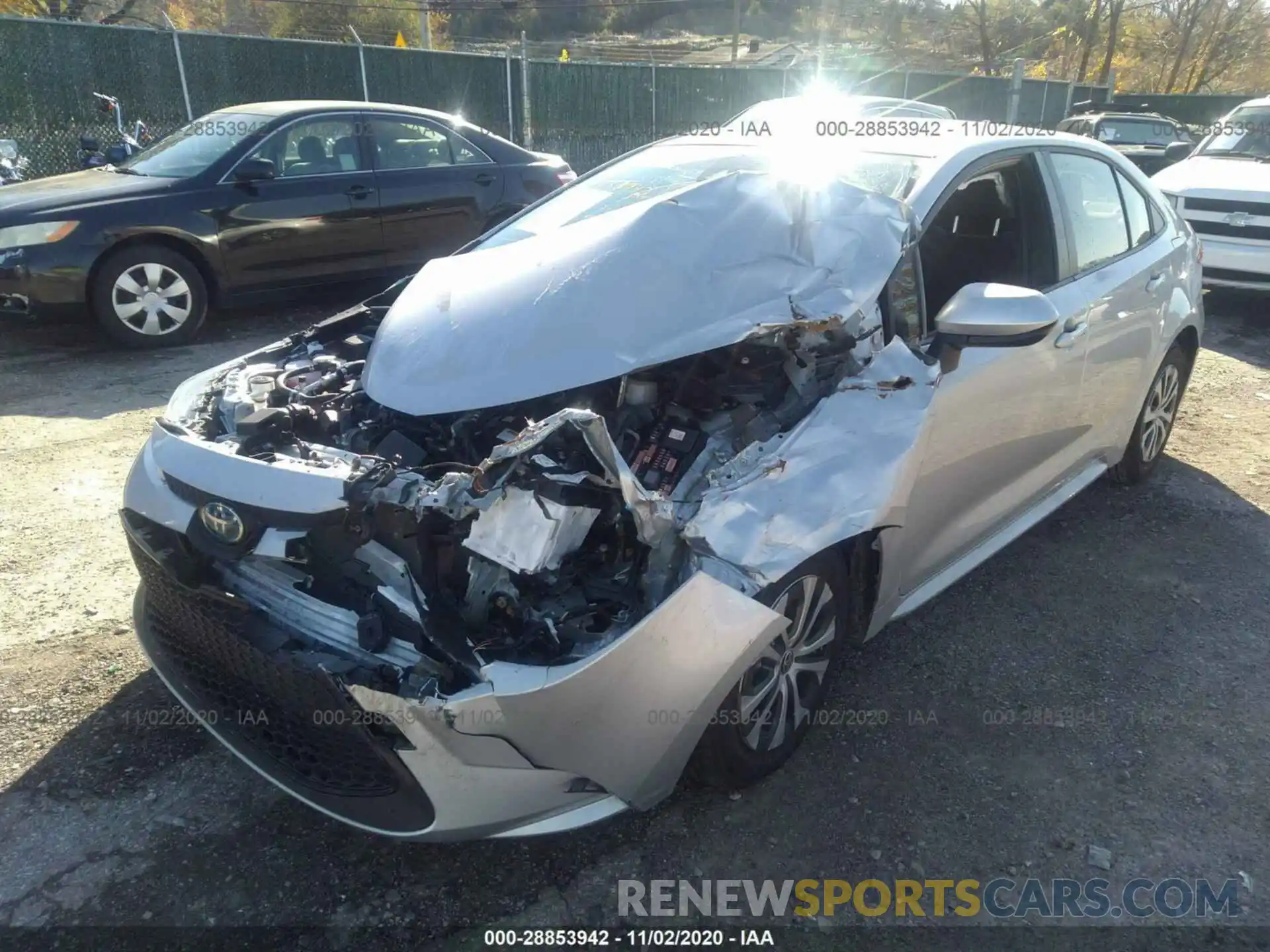 6 Photograph of a damaged car JTDEAMDE5MJ003332 TOYOTA COROLLA 2021