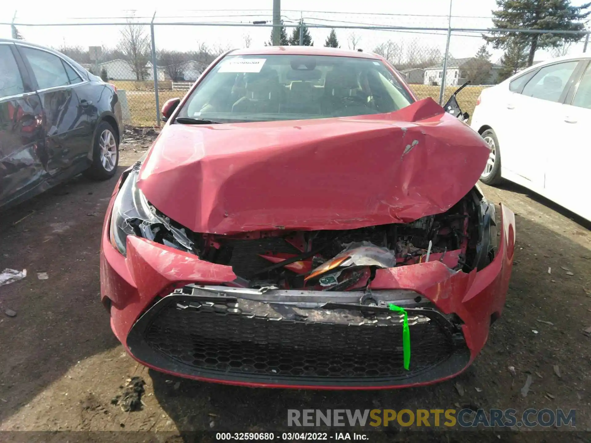 6 Photograph of a damaged car JTDEAMDE5MJ004190 TOYOTA COROLLA 2021