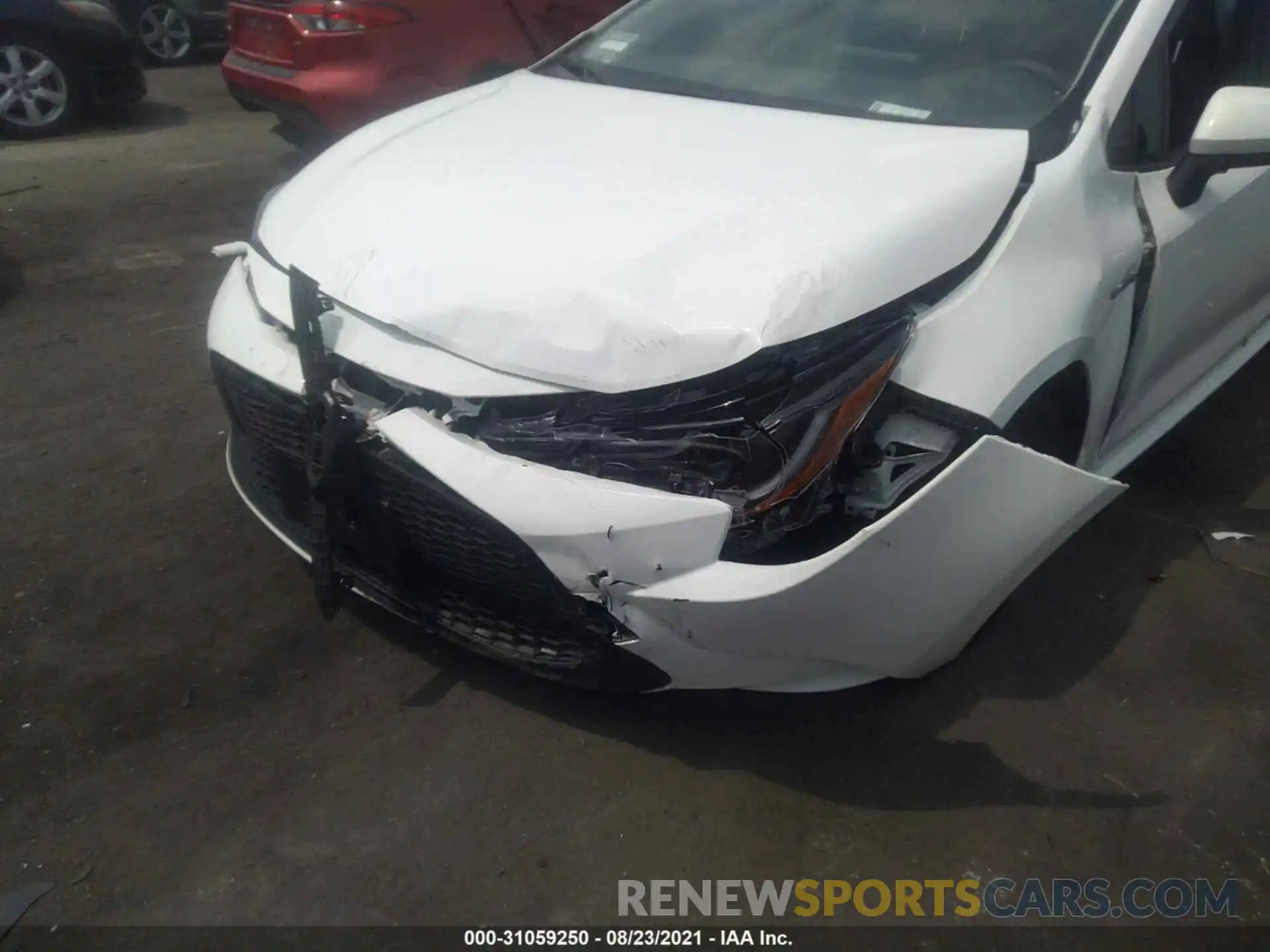 6 Photograph of a damaged car JTDEAMDE5MJ004559 TOYOTA COROLLA 2021