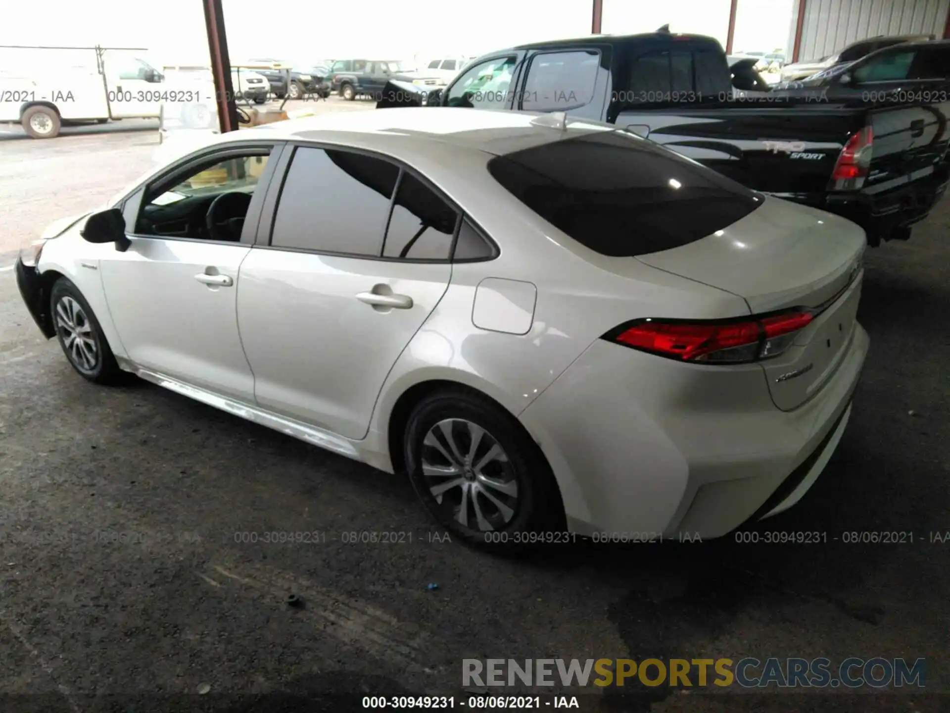 3 Photograph of a damaged car JTDEAMDE5MJ004772 TOYOTA COROLLA 2021