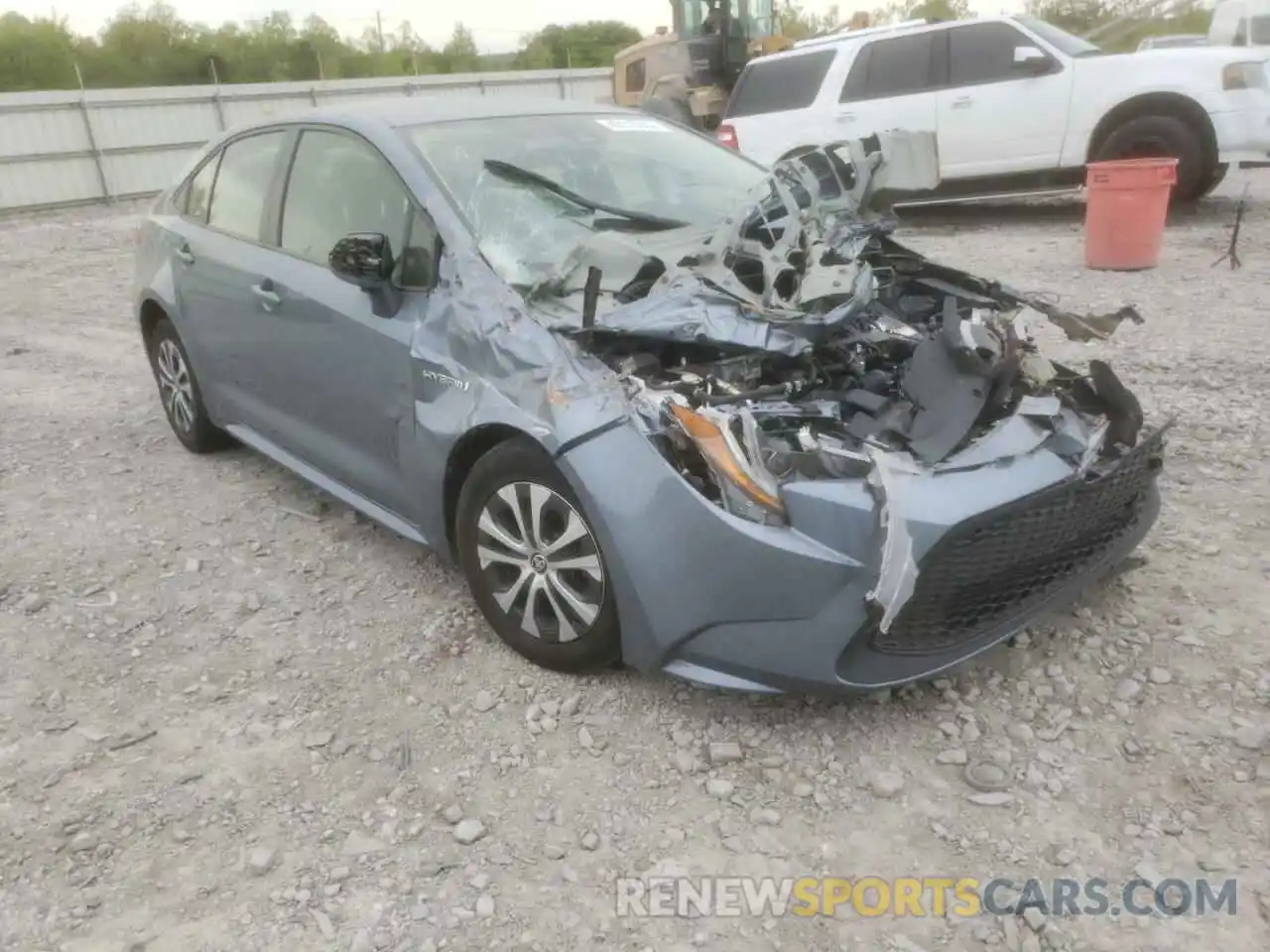 1 Photograph of a damaged car JTDEAMDE5MJ005002 TOYOTA COROLLA 2021