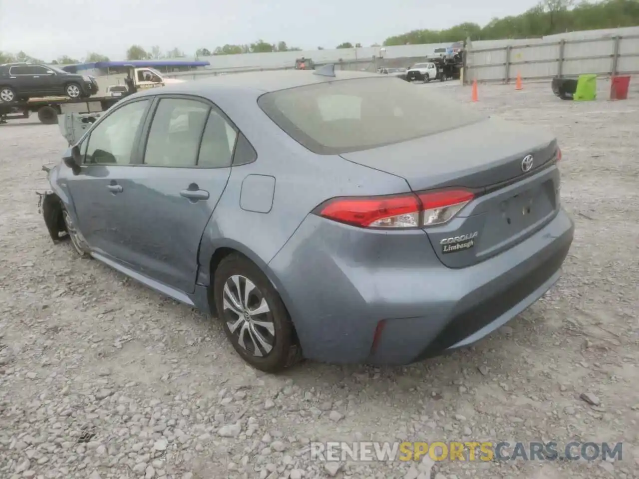 3 Photograph of a damaged car JTDEAMDE5MJ005002 TOYOTA COROLLA 2021