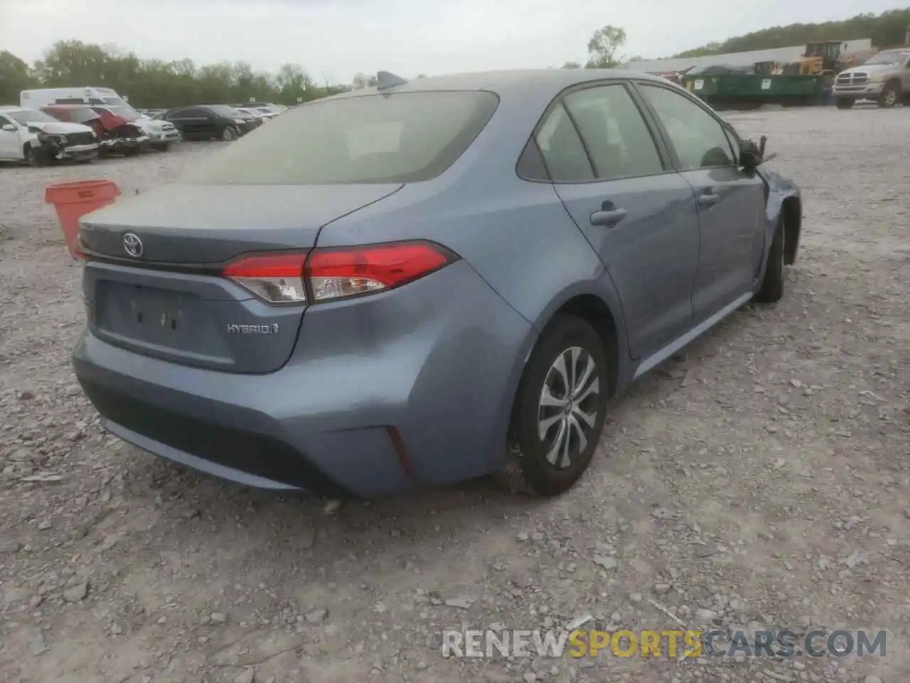 4 Photograph of a damaged car JTDEAMDE5MJ005002 TOYOTA COROLLA 2021