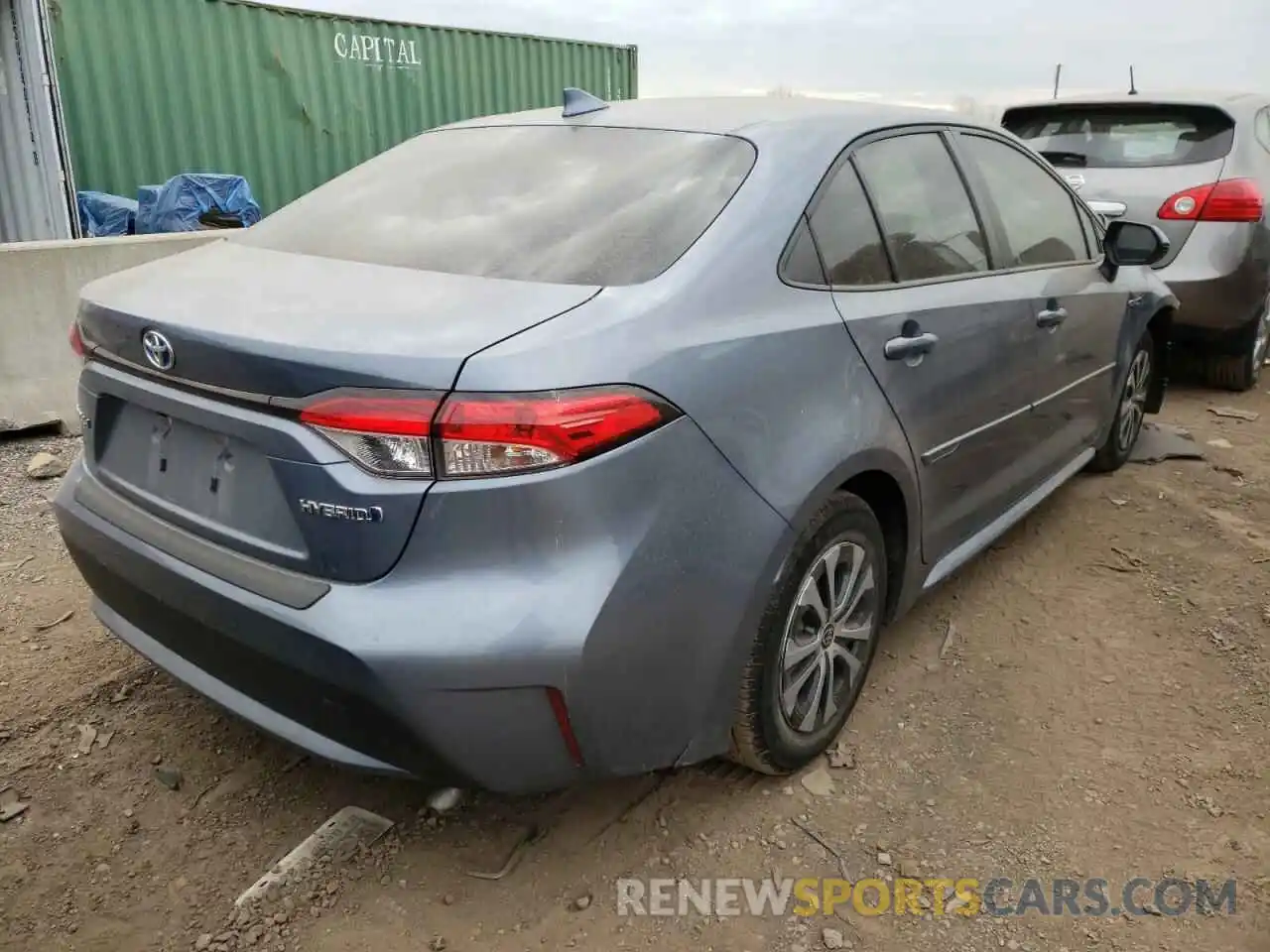 4 Photograph of a damaged car JTDEAMDE5MJ007154 TOYOTA COROLLA 2021