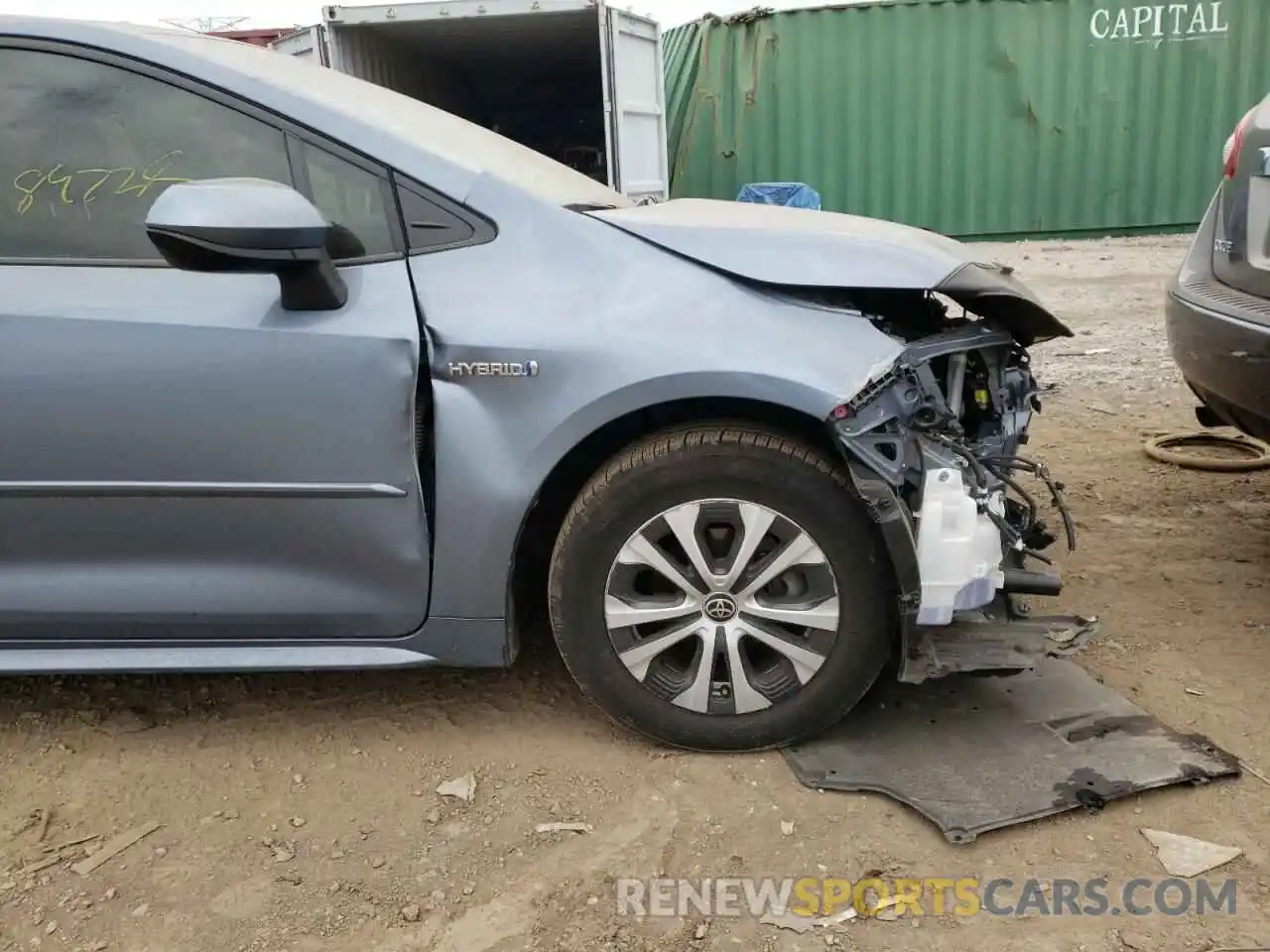 9 Photograph of a damaged car JTDEAMDE5MJ007154 TOYOTA COROLLA 2021