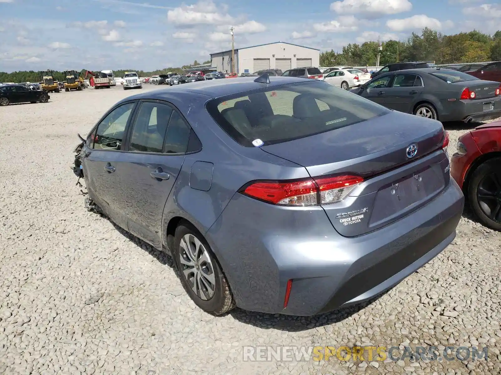 3 Photograph of a damaged car JTDEAMDE5MJ007722 TOYOTA COROLLA 2021