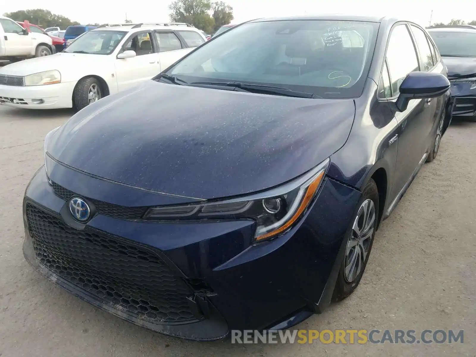 2 Photograph of a damaged car JTDEAMDE5MJ008580 TOYOTA COROLLA 2021