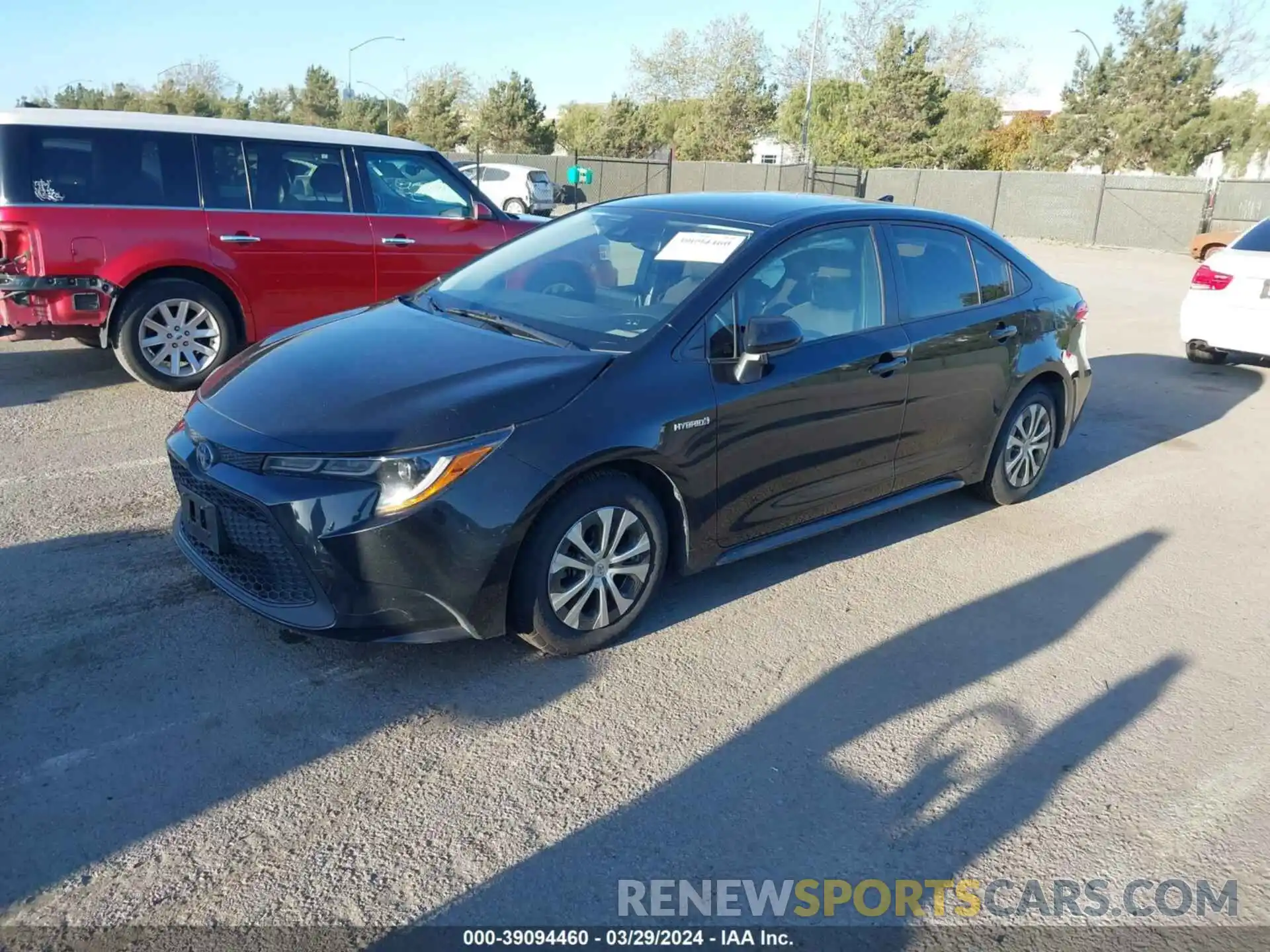 2 Photograph of a damaged car JTDEAMDE5MJ013178 TOYOTA COROLLA 2021