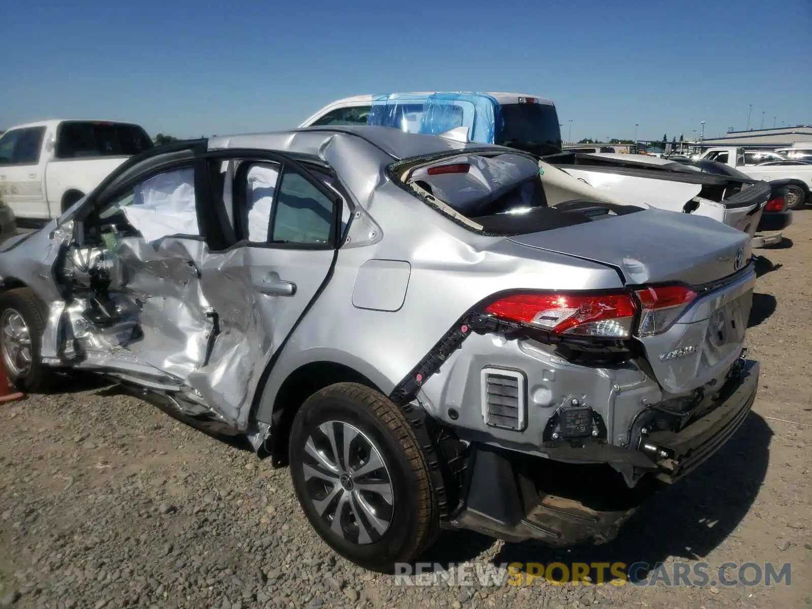 9 Фотография поврежденного автомобиля JTDEAMDE5MJ016159 TOYOTA COROLLA 2021