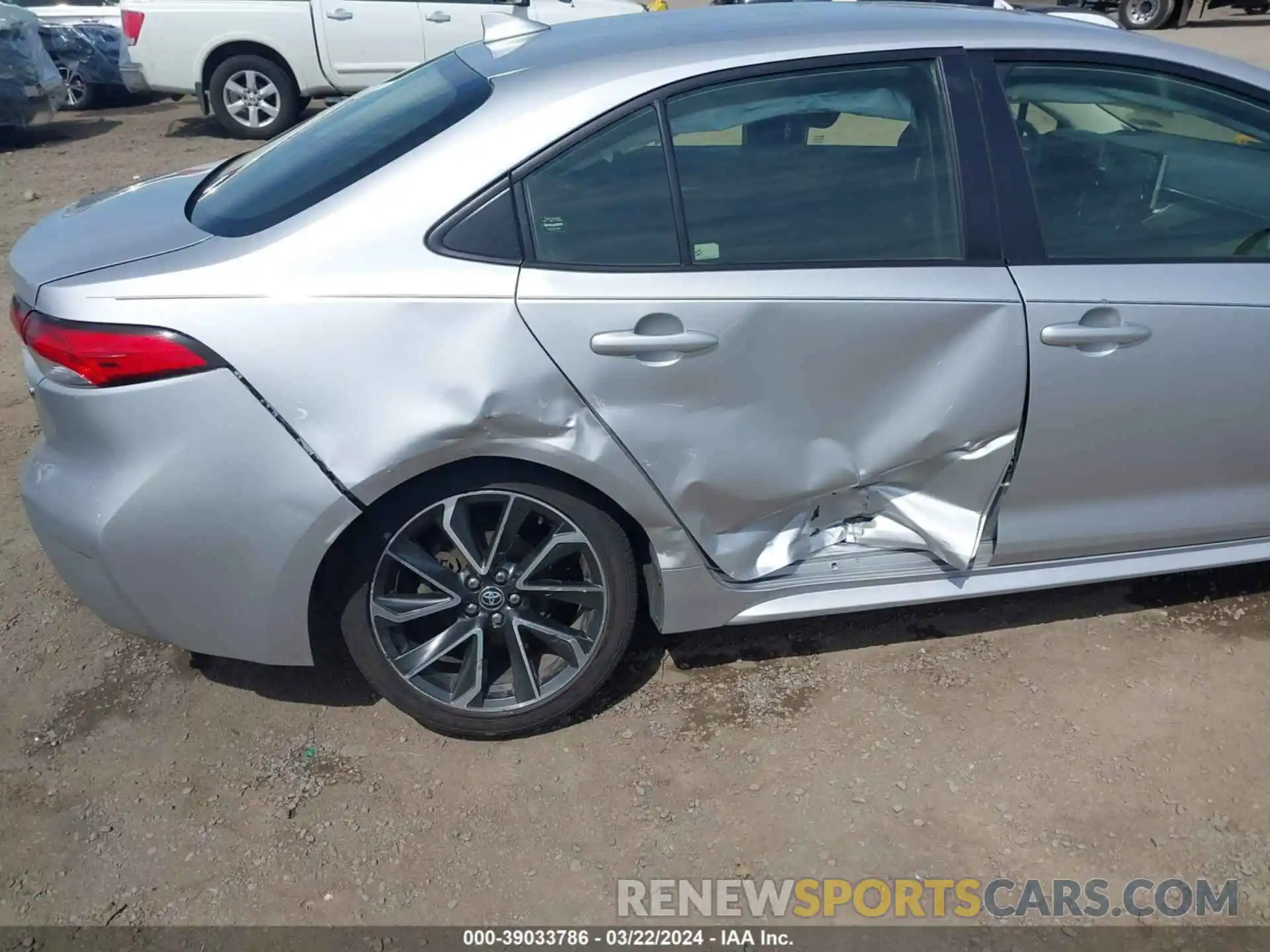 6 Photograph of a damaged car JTDEAMDE5MJ018039 TOYOTA COROLLA 2021