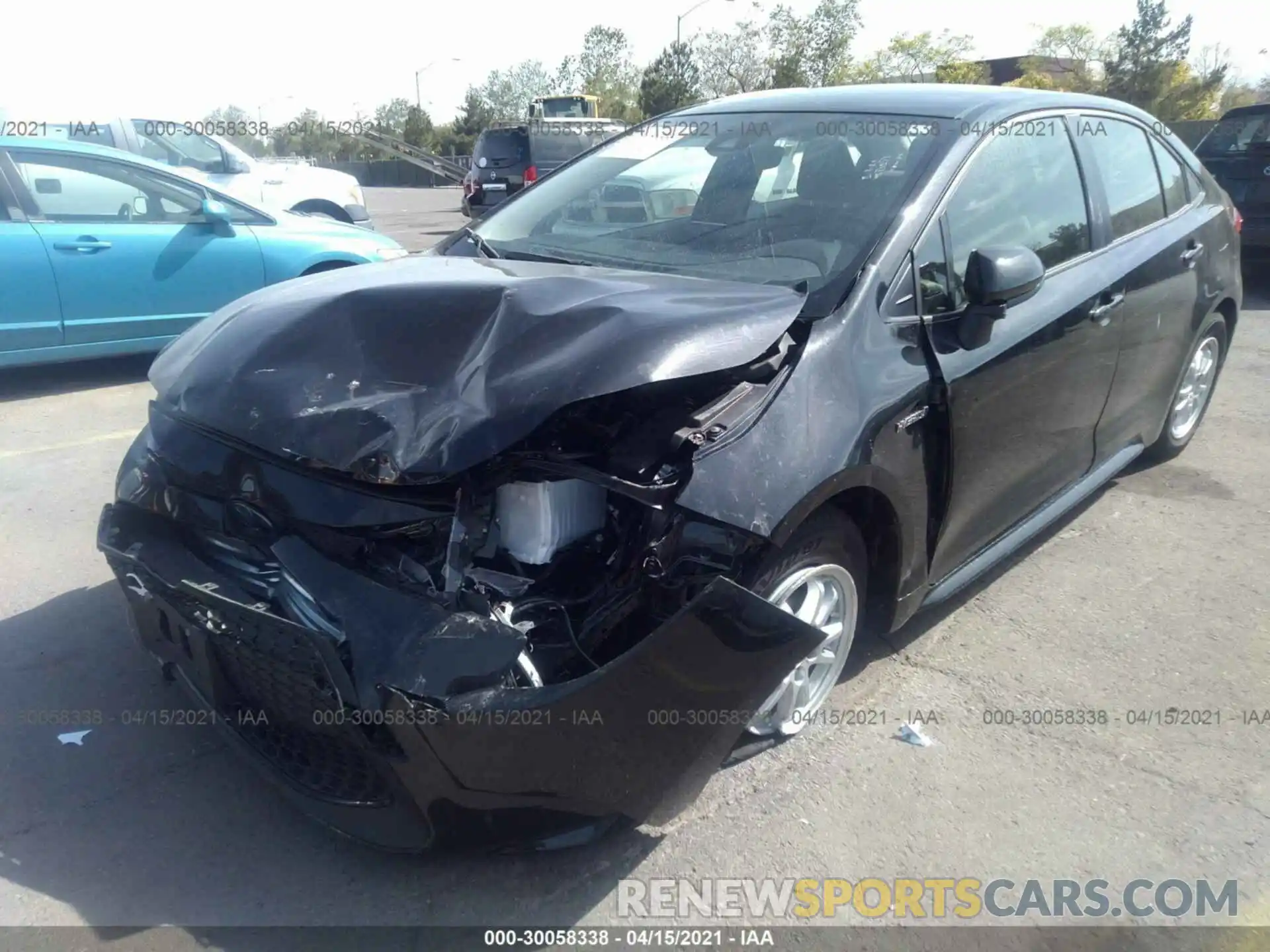 6 Фотография поврежденного автомобиля JTDEAMDE5MJ018249 TOYOTA COROLLA 2021