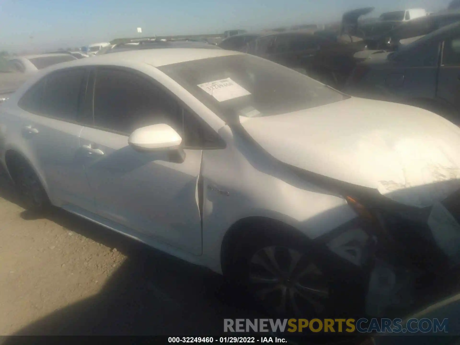 1 Photograph of a damaged car JTDEAMDE5MJ018865 TOYOTA COROLLA 2021