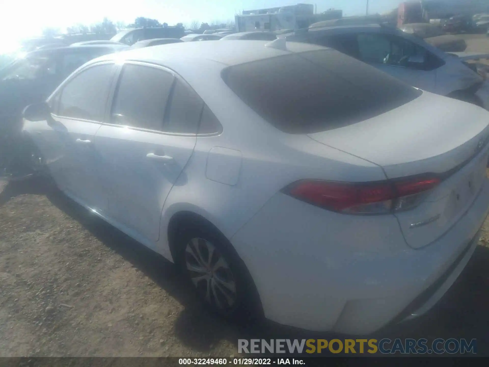 3 Photograph of a damaged car JTDEAMDE5MJ018865 TOYOTA COROLLA 2021