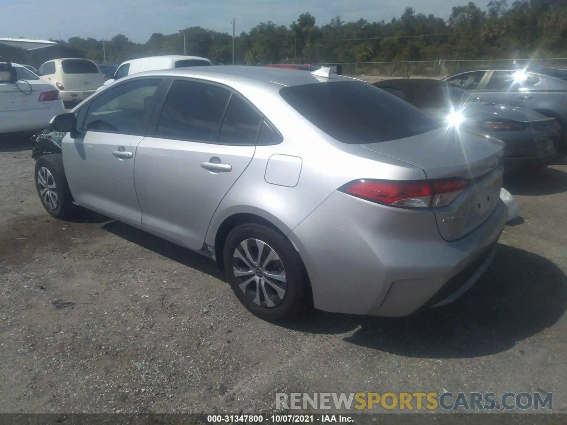 3 Photograph of a damaged car JTDEAMDE5MJ023998 TOYOTA COROLLA 2021