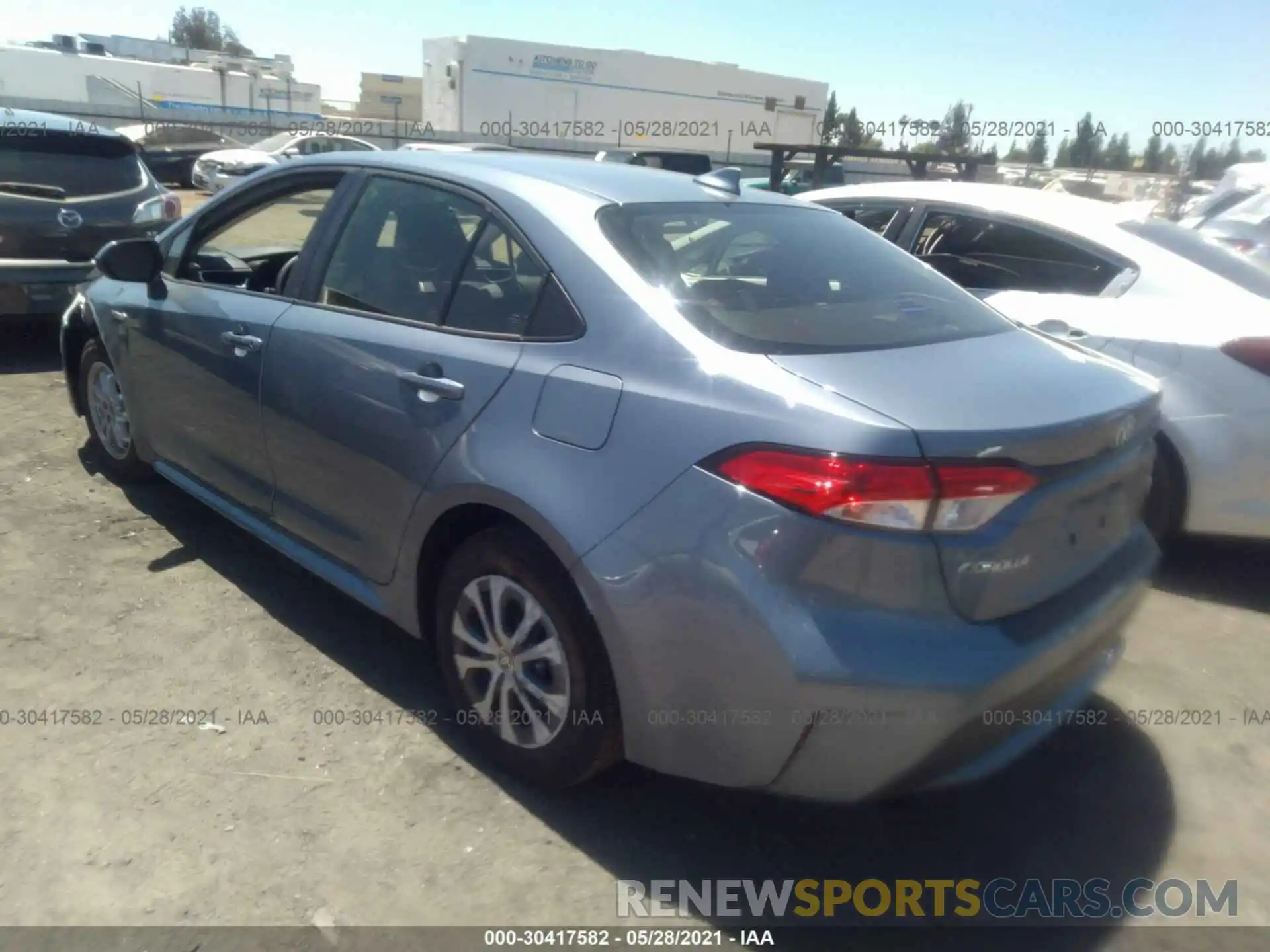 3 Photograph of a damaged car JTDEAMDE5MJ024990 TOYOTA COROLLA 2021