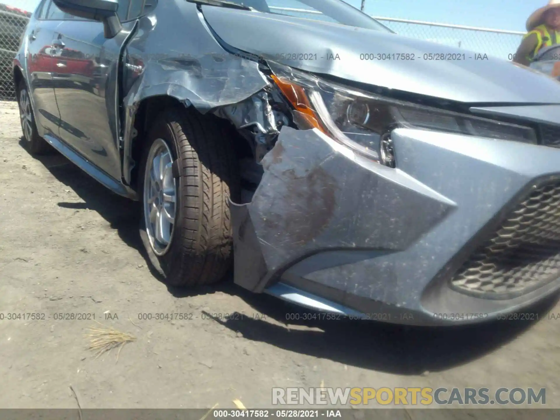 6 Photograph of a damaged car JTDEAMDE5MJ024990 TOYOTA COROLLA 2021