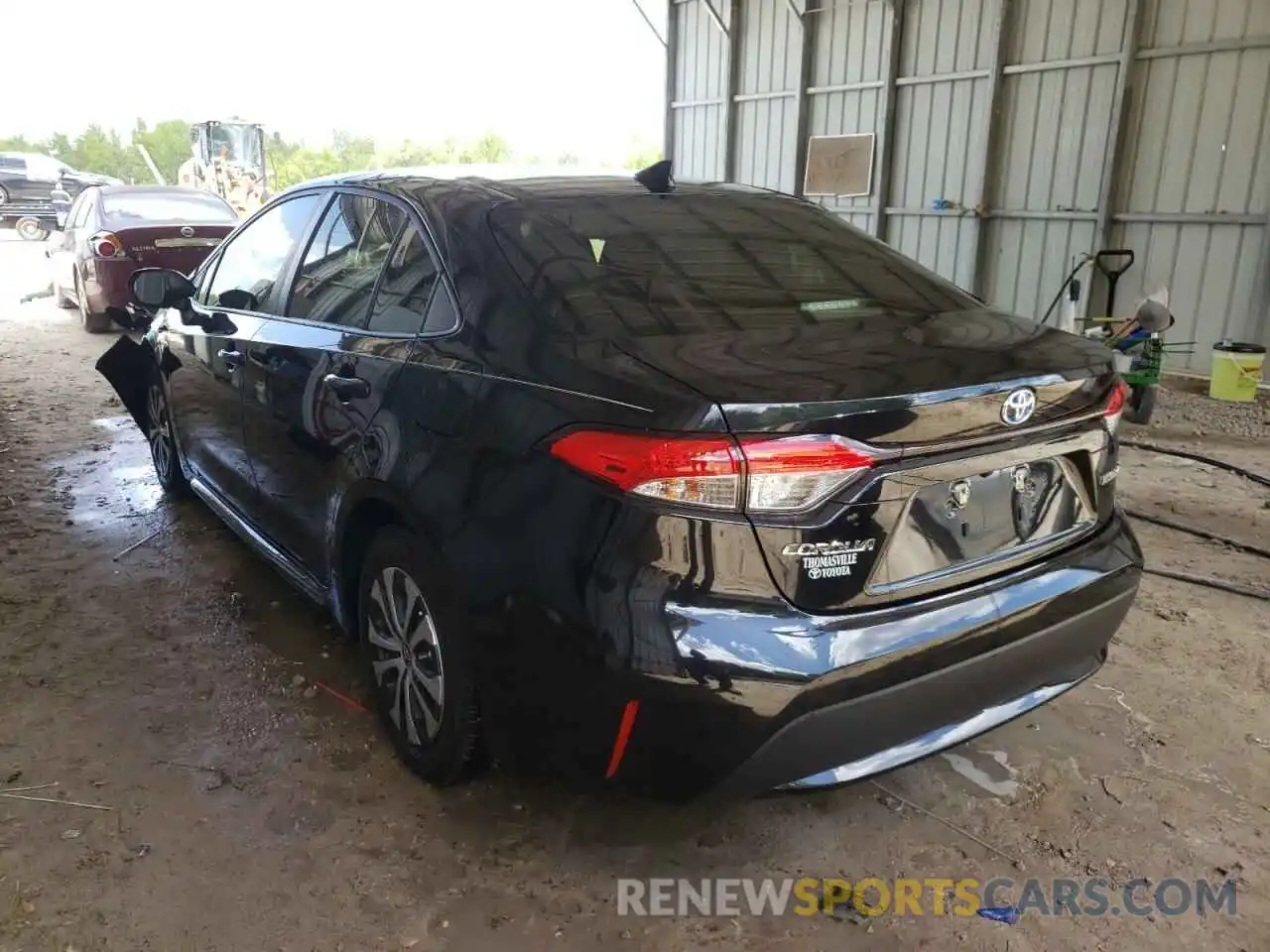 3 Photograph of a damaged car JTDEAMDE5MJ025895 TOYOTA COROLLA 2021