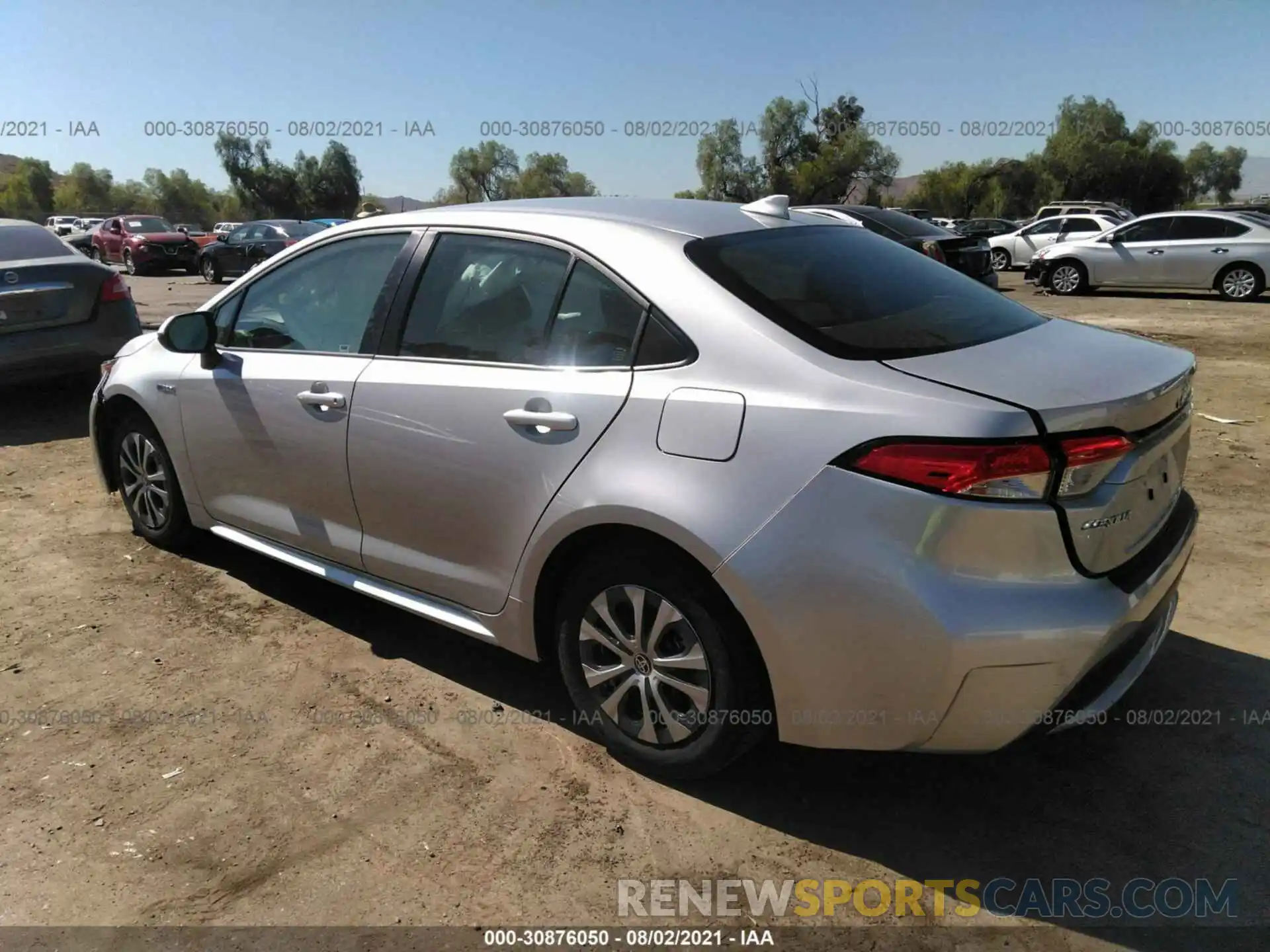 3 Photograph of a damaged car JTDEAMDE5MJ026299 TOYOTA COROLLA 2021