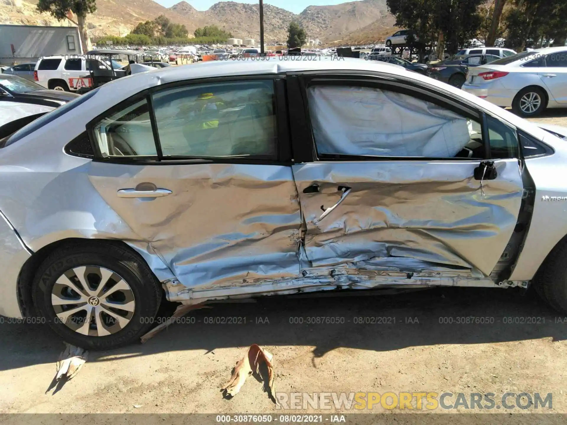 6 Photograph of a damaged car JTDEAMDE5MJ026299 TOYOTA COROLLA 2021