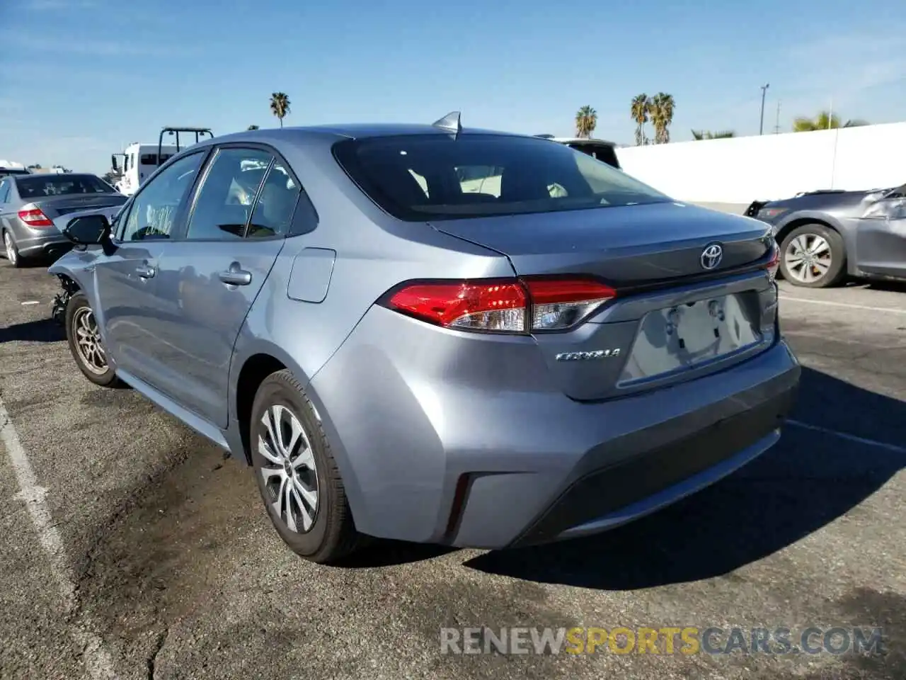 3 Photograph of a damaged car JTDEAMDE5MJ027548 TOYOTA COROLLA 2021