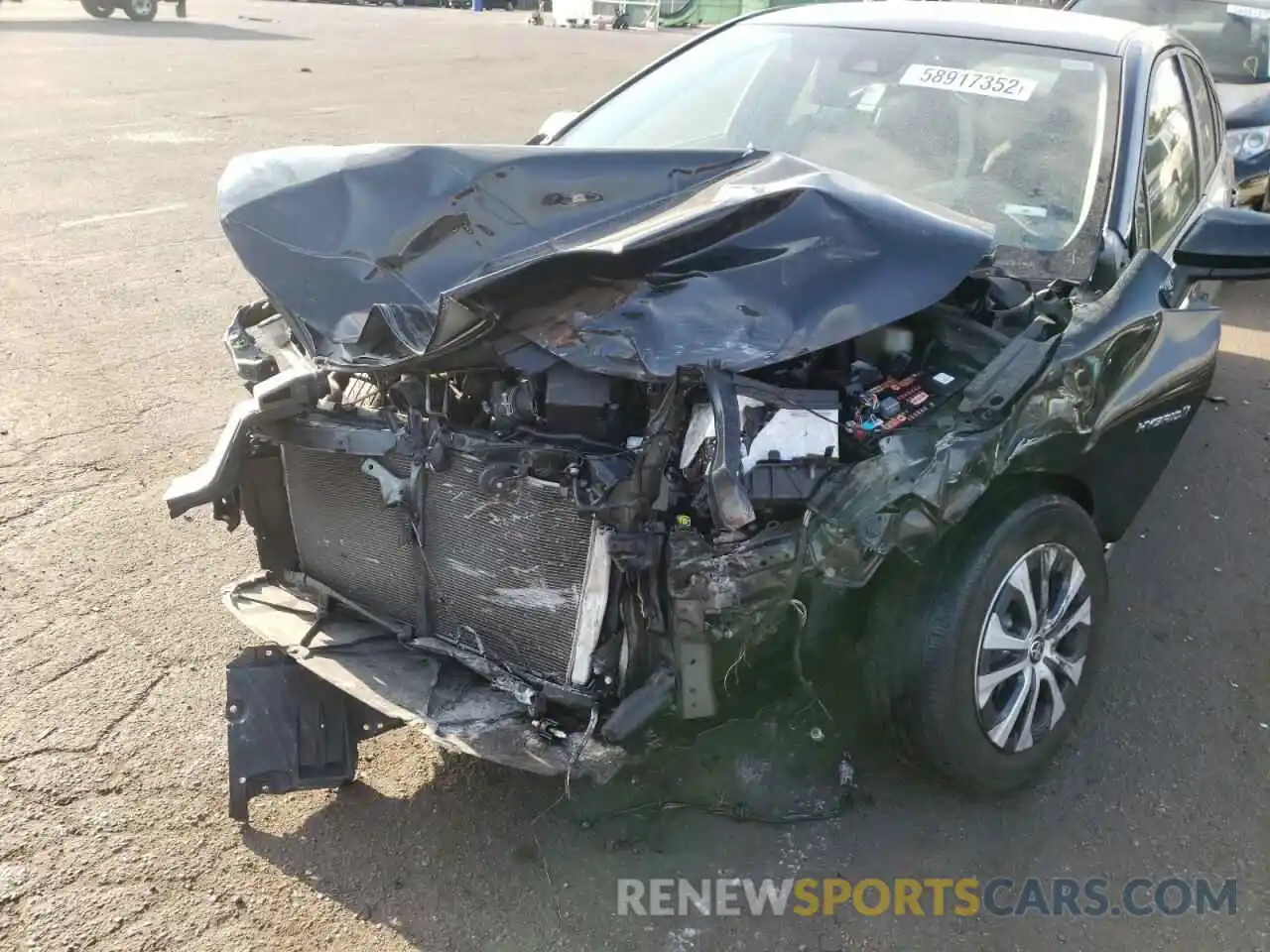 9 Photograph of a damaged car JTDEAMDE5MJ029140 TOYOTA COROLLA 2021