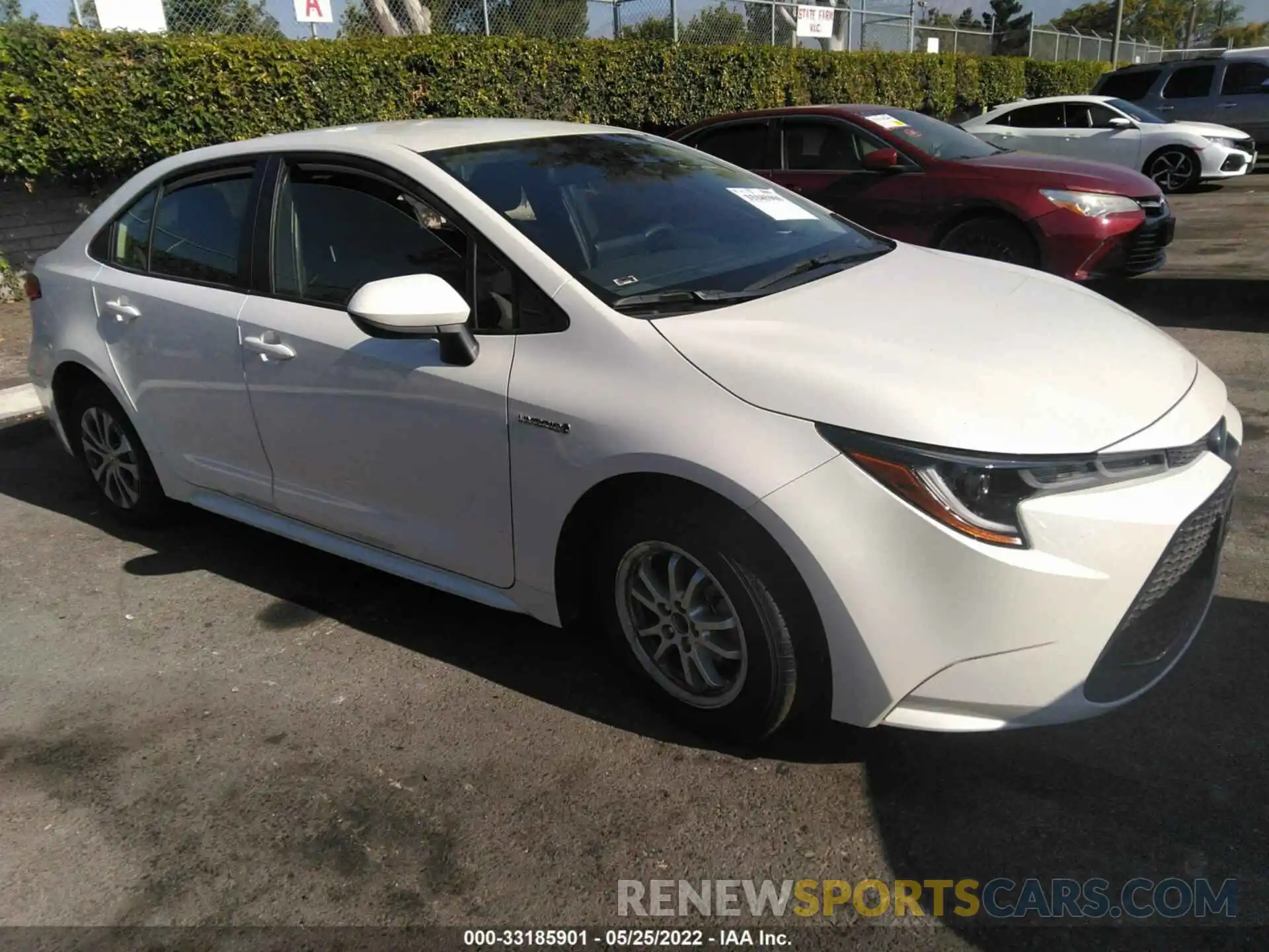 1 Photograph of a damaged car JTDEAMDE5MJ031261 TOYOTA COROLLA 2021