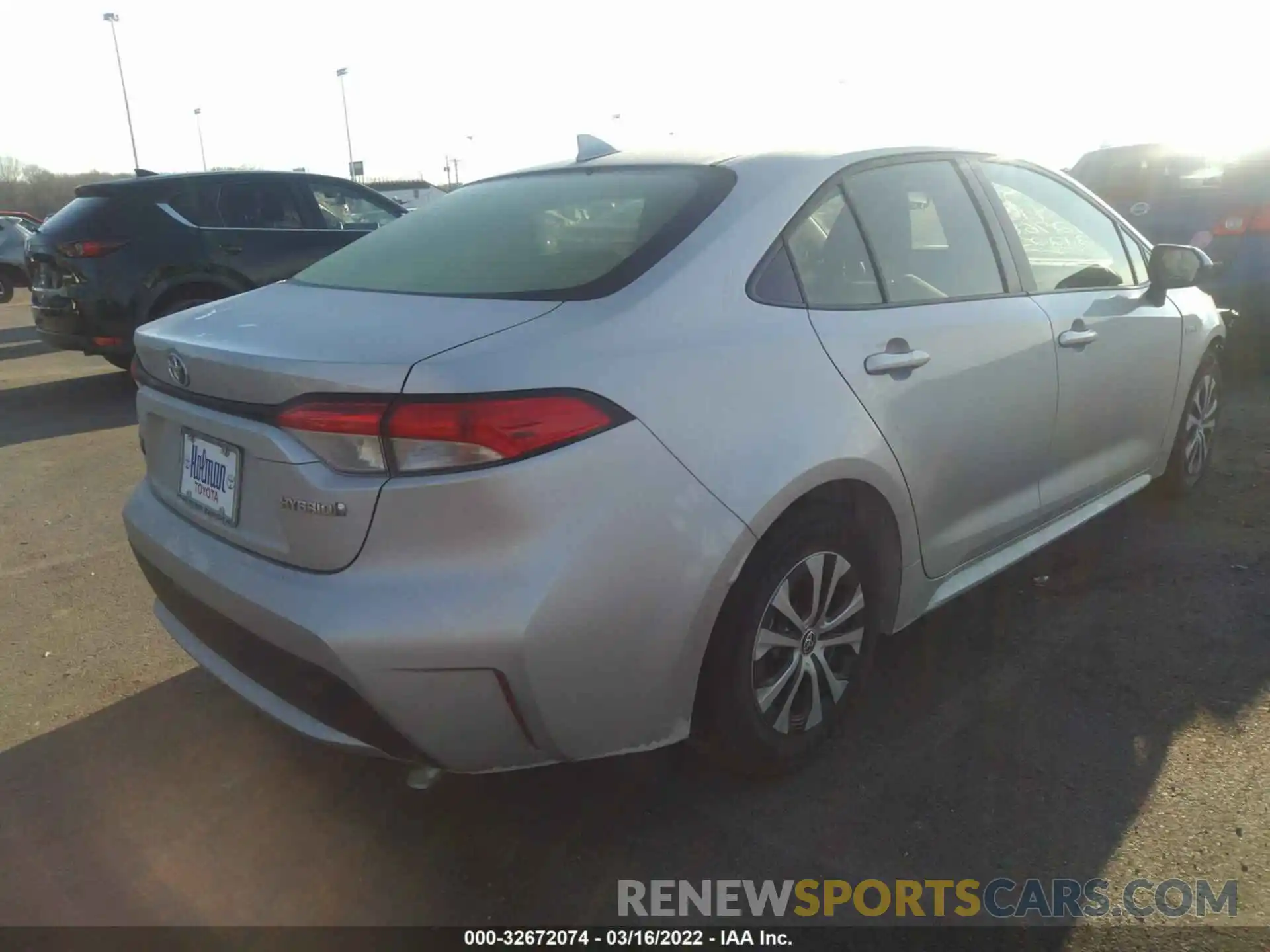 4 Photograph of a damaged car JTDEAMDE5MJ034788 TOYOTA COROLLA 2021