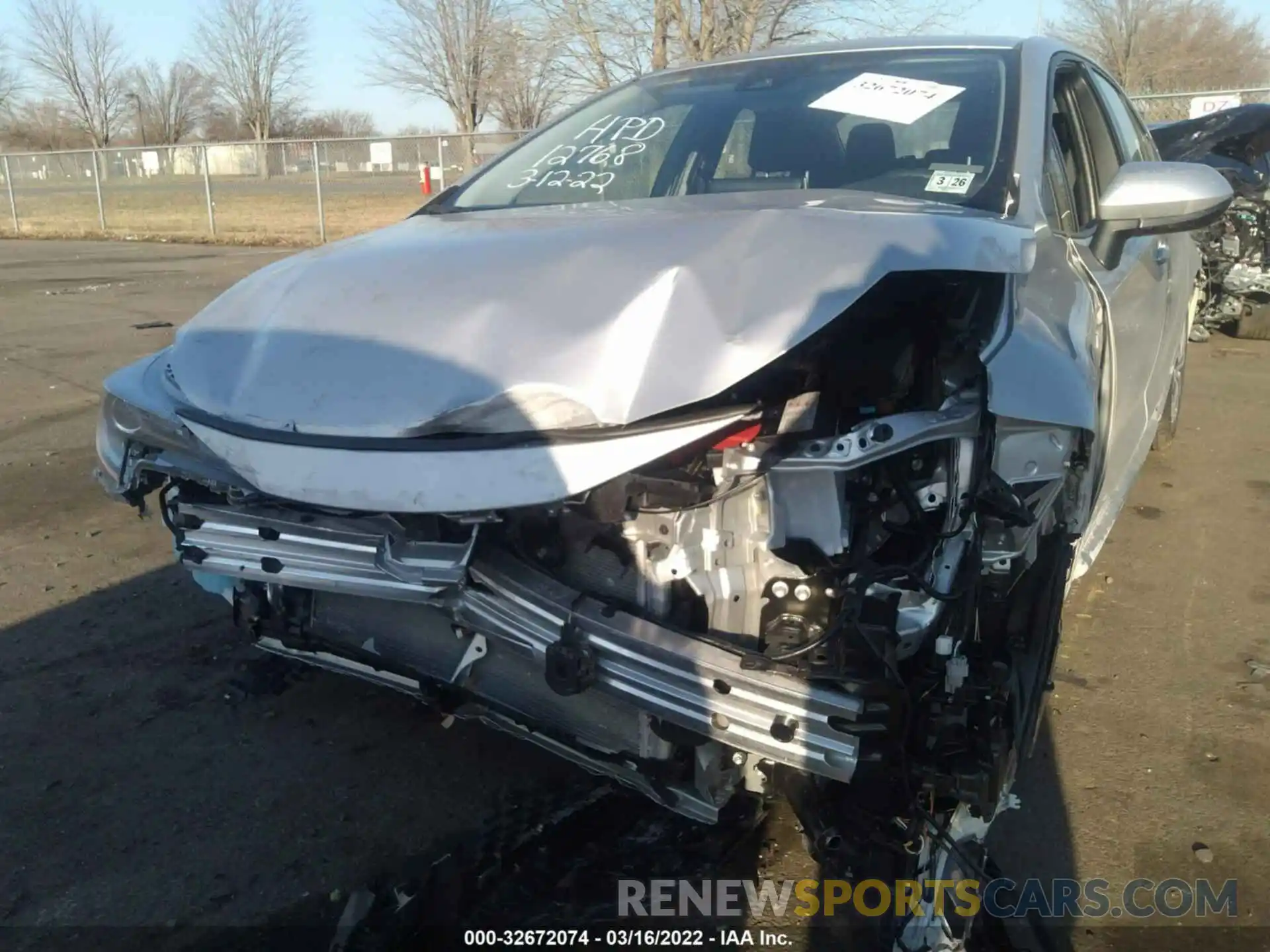 6 Photograph of a damaged car JTDEAMDE5MJ034788 TOYOTA COROLLA 2021