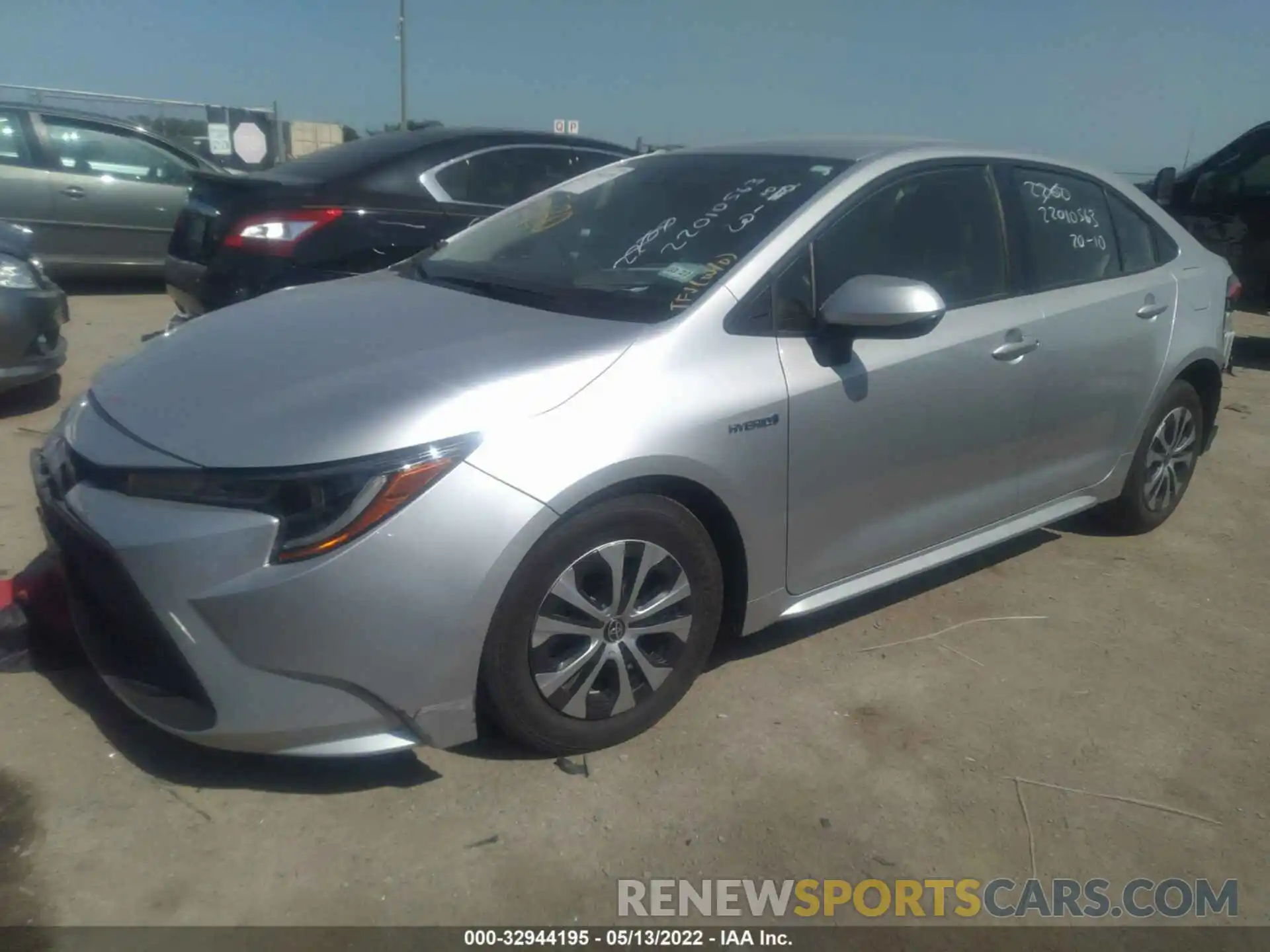 2 Photograph of a damaged car JTDEAMDE6MJ000665 TOYOTA COROLLA 2021