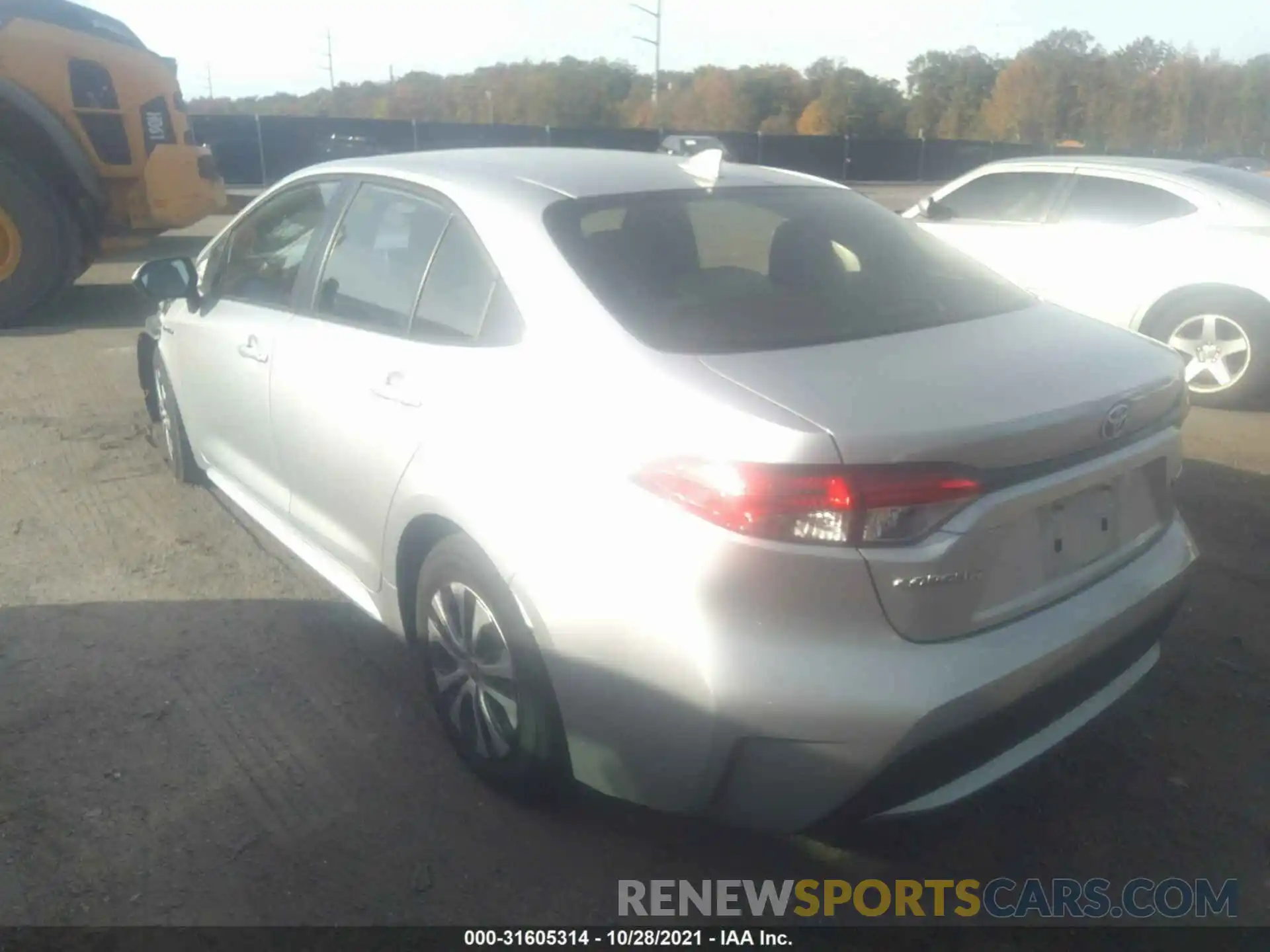 3 Photograph of a damaged car JTDEAMDE6MJ001170 TOYOTA COROLLA 2021