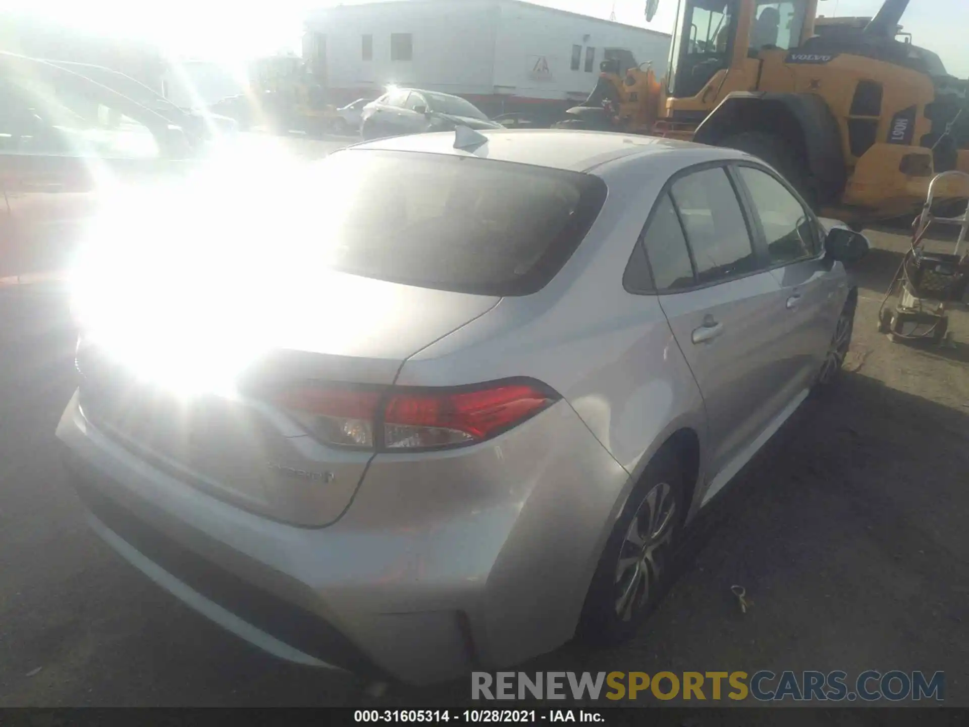 4 Photograph of a damaged car JTDEAMDE6MJ001170 TOYOTA COROLLA 2021