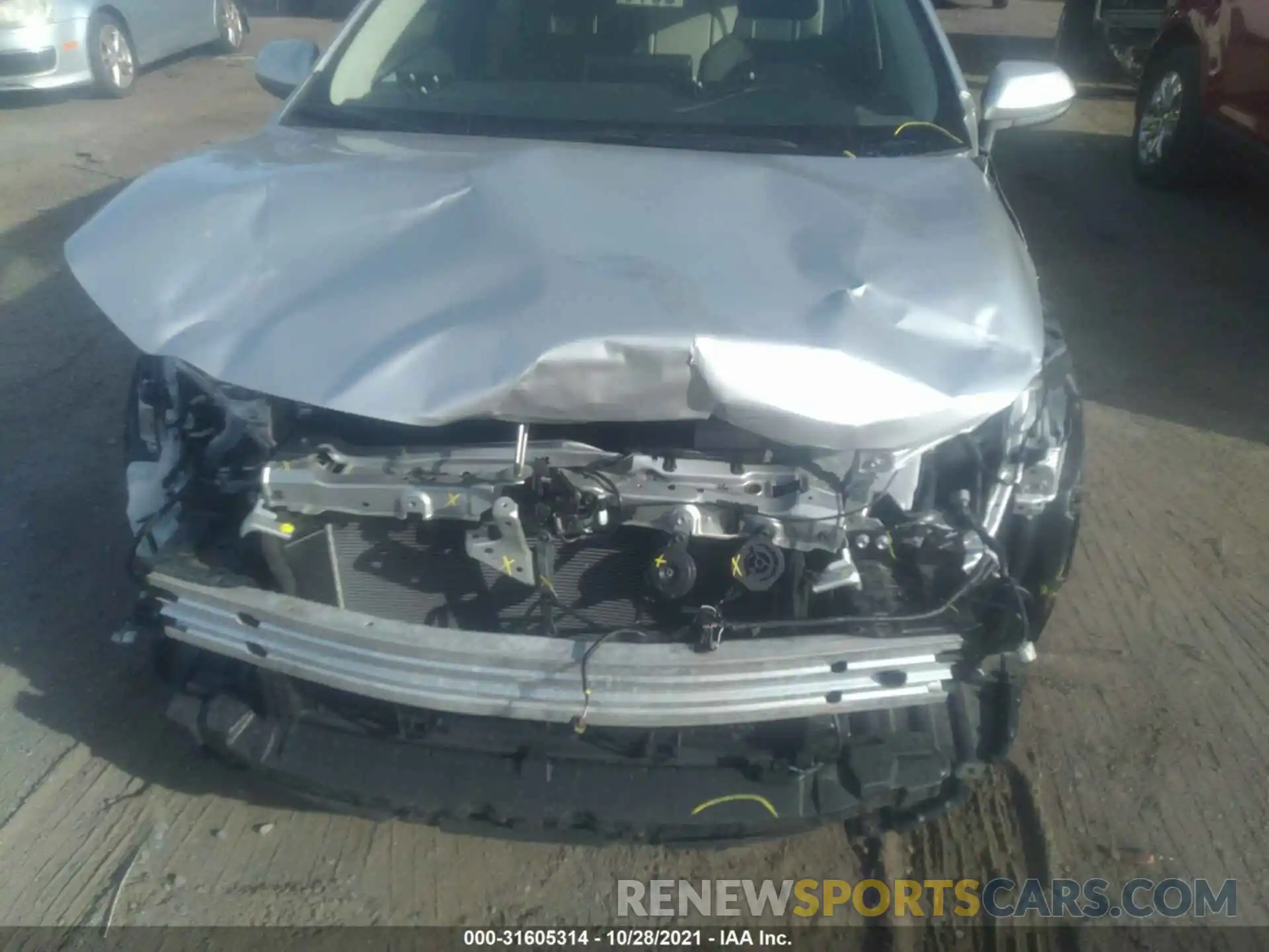 6 Photograph of a damaged car JTDEAMDE6MJ001170 TOYOTA COROLLA 2021