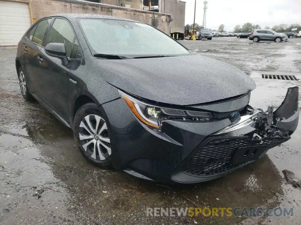 1 Photograph of a damaged car JTDEAMDE6MJ001492 TOYOTA COROLLA 2021