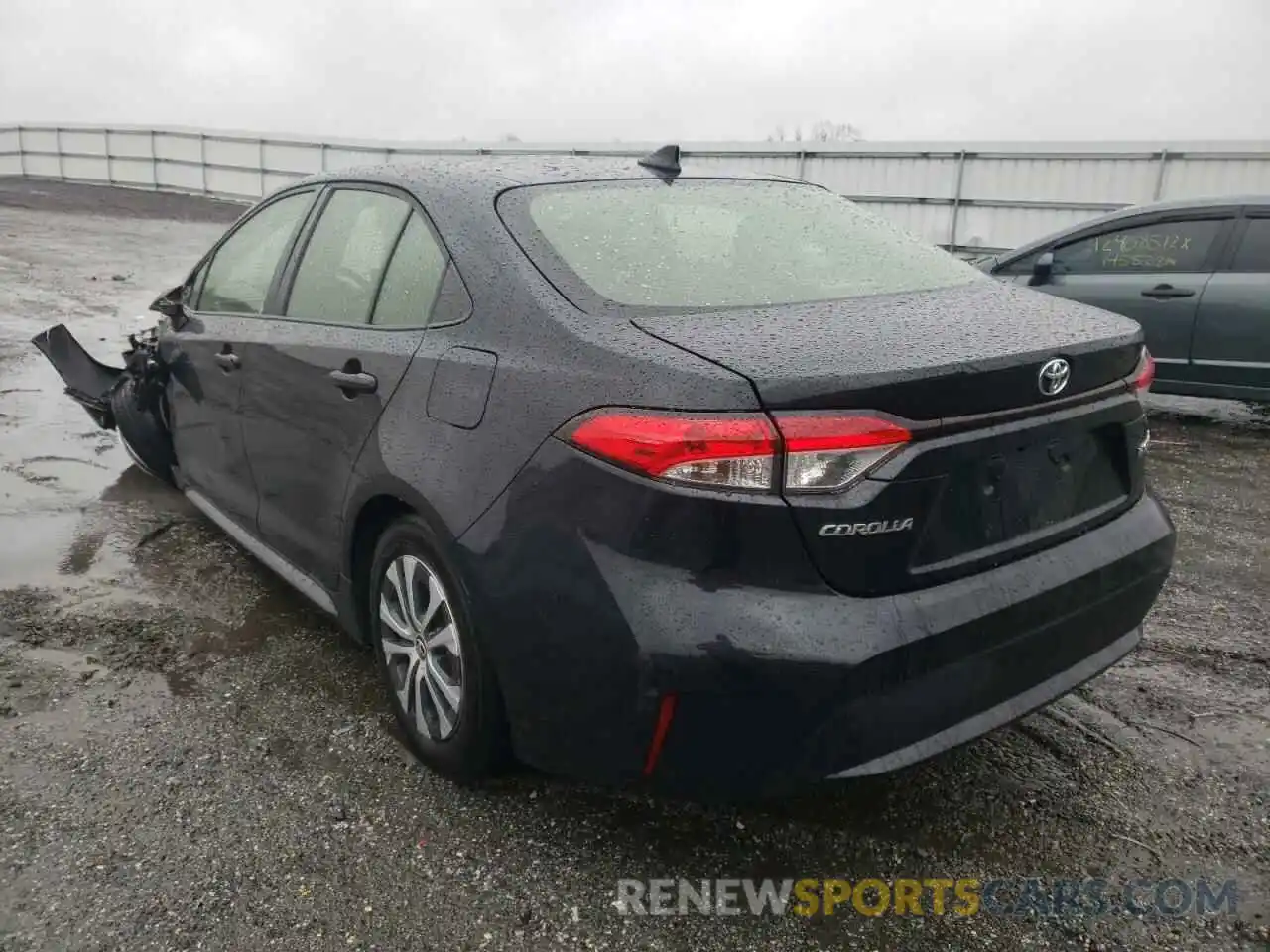 3 Photograph of a damaged car JTDEAMDE6MJ001492 TOYOTA COROLLA 2021