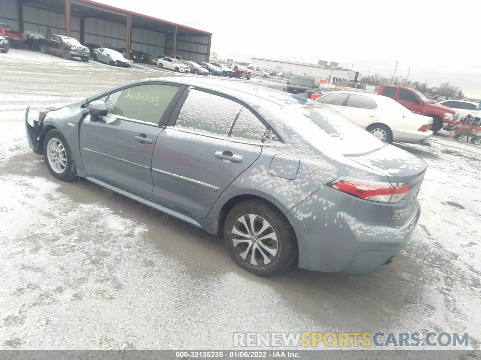 3 Photograph of a damaged car JTDEAMDE6MJ003646 TOYOTA COROLLA 2021