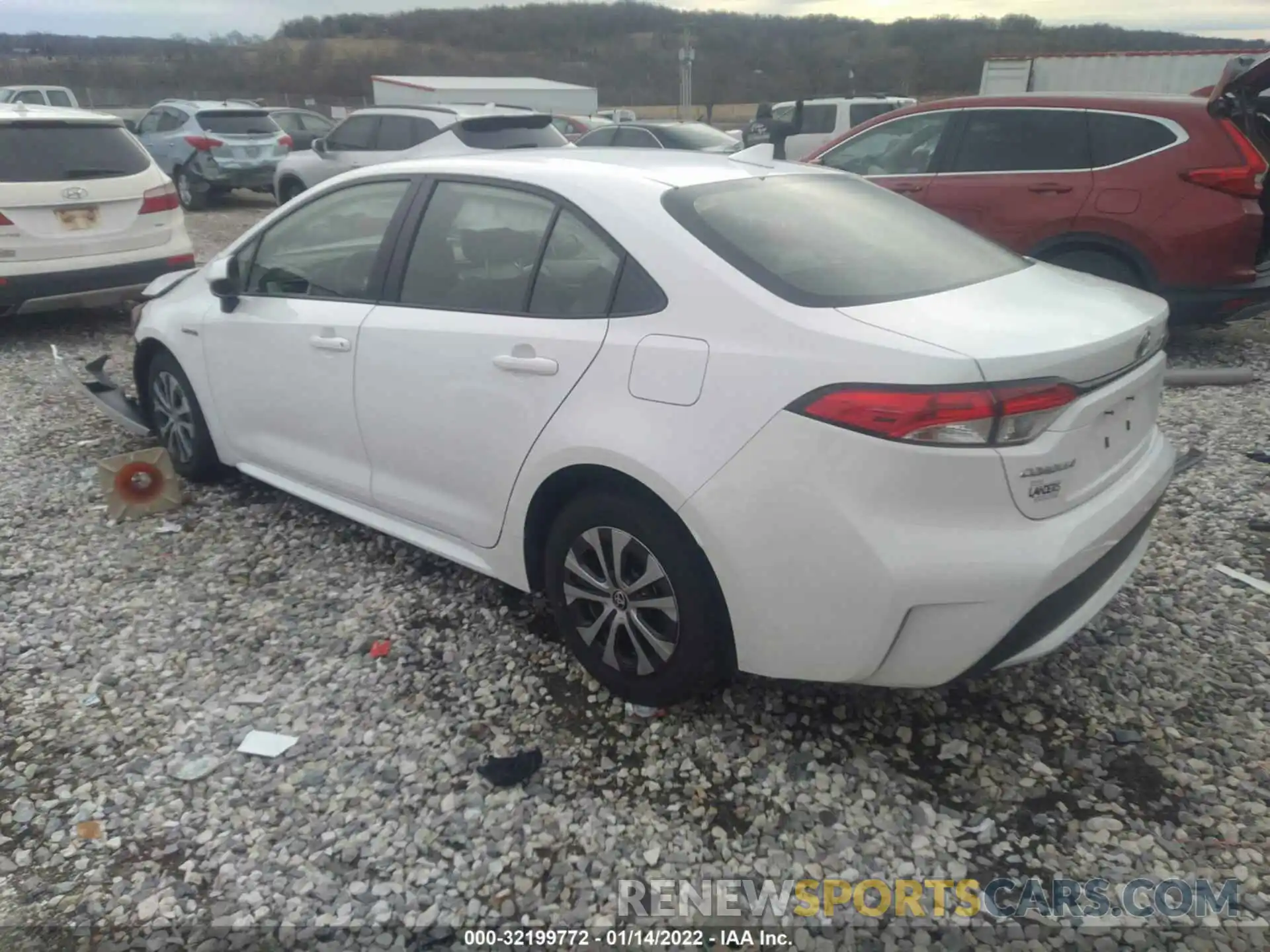 3 Photograph of a damaged car JTDEAMDE6MJ004442 TOYOTA COROLLA 2021